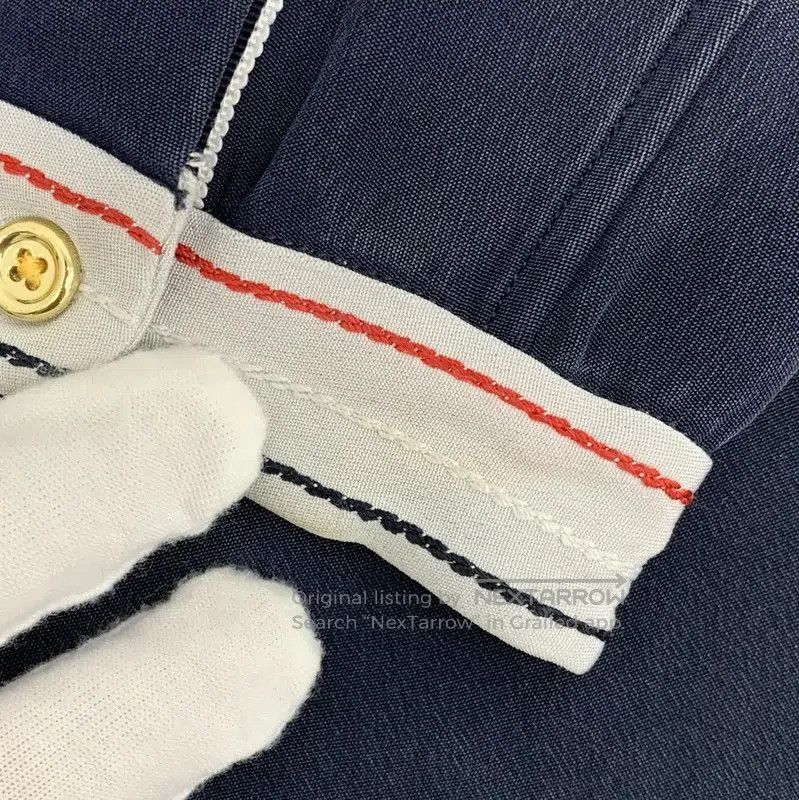 Thom Browne Thom Browne Navy Cotton Women's Shirt . Size S / US 4 / IT 40 - 8 Thumbnail
