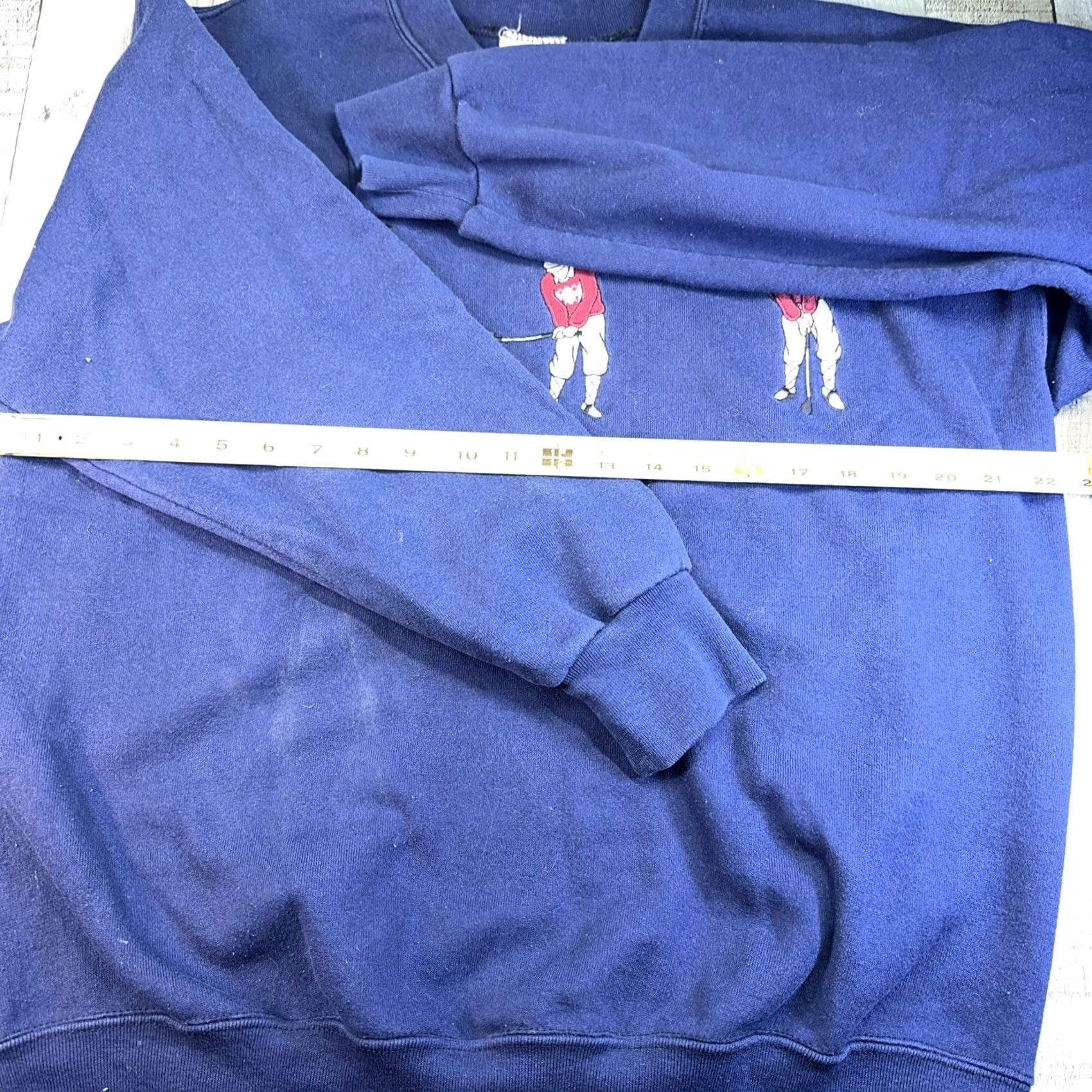 Nutmeg VINTAGE Nutmeg Mills embroidered golfer navy crewneck sweatshirt Men XL Blue Pullover Golf Embroidered 90s Size US L / EU 52-54 / 3 - 4 Thumbnail