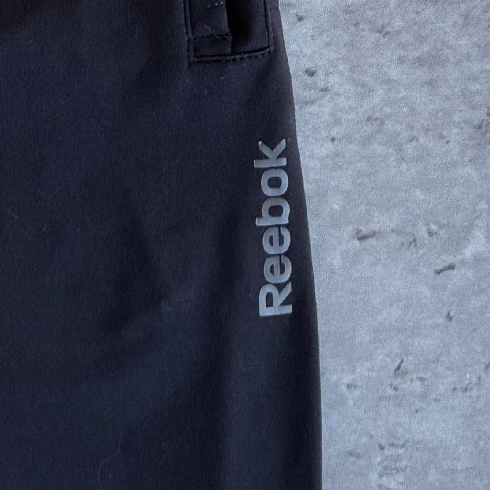 Reebok × Vintage Vintage Y2K Reebok Tonal Black Grunge Opium Sweatpants Size US 32 / EU 48 - 3 Thumbnail