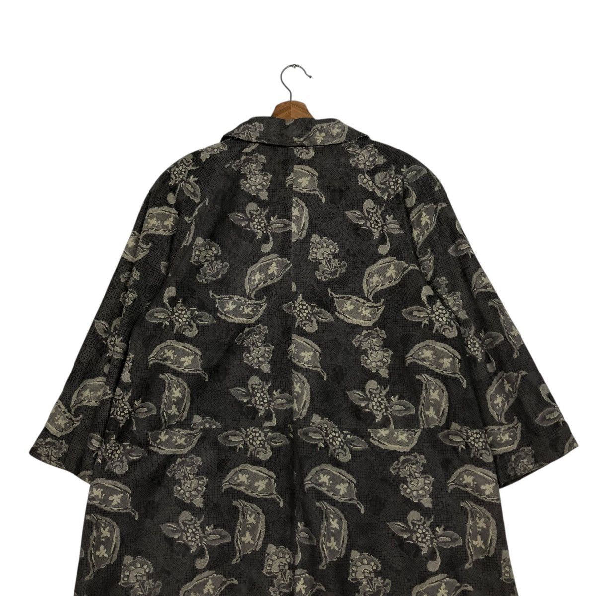 Japanese Brand 🔥VINTAGE LONG JACKET OVERPRINT YUKI BELLE ISSEY MIYAKE Size M / US 6-8 / IT 42-44 - 12 Thumbnail