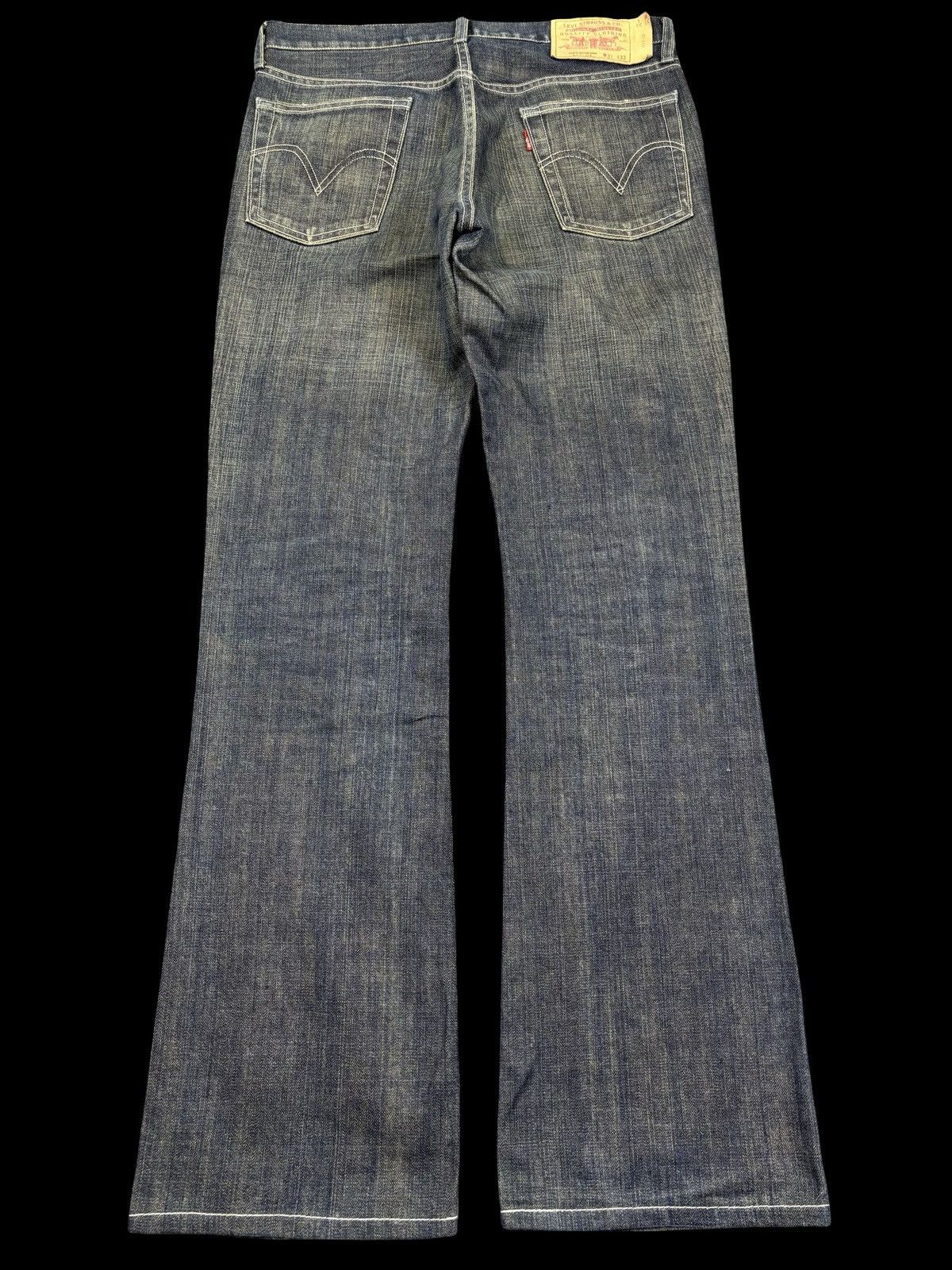 Levi's 💥Rusty Indigo Fades💥Flare Levis 517 Minimalist Denim F969 Size US 31 - 2 Thumbnail