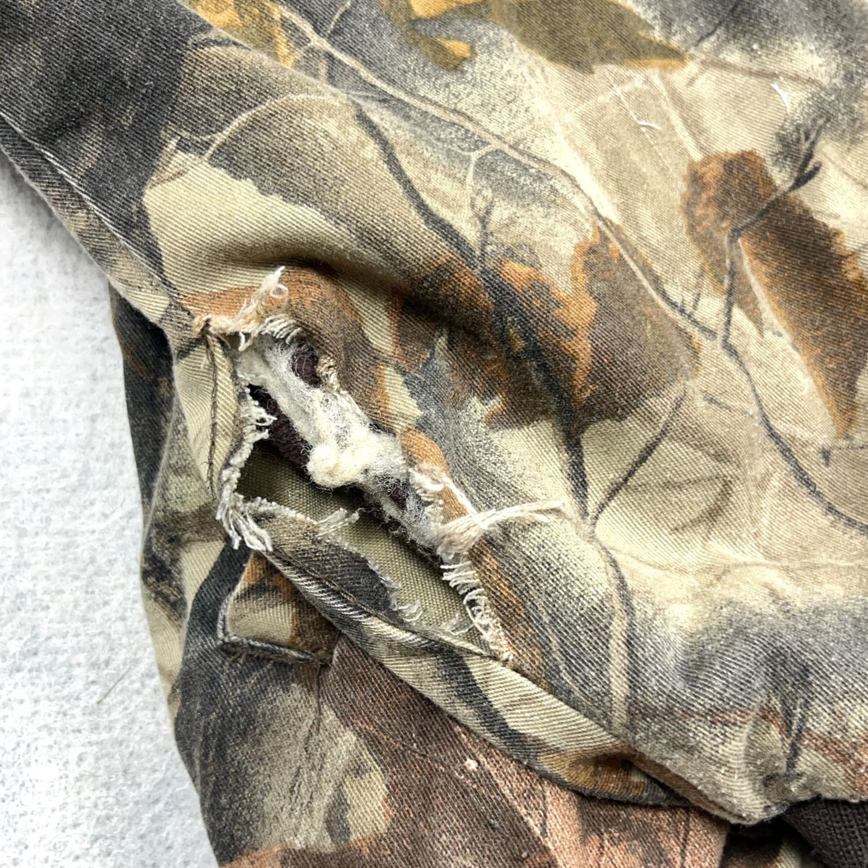 Realtree Final Answer: Vintage Realtree Camo Jacket Men XXL Bomber Hardwoods 90s Y2K Blanket Lined Snap Size US XXL / EU 58 / 5 - 4 Thumbnail