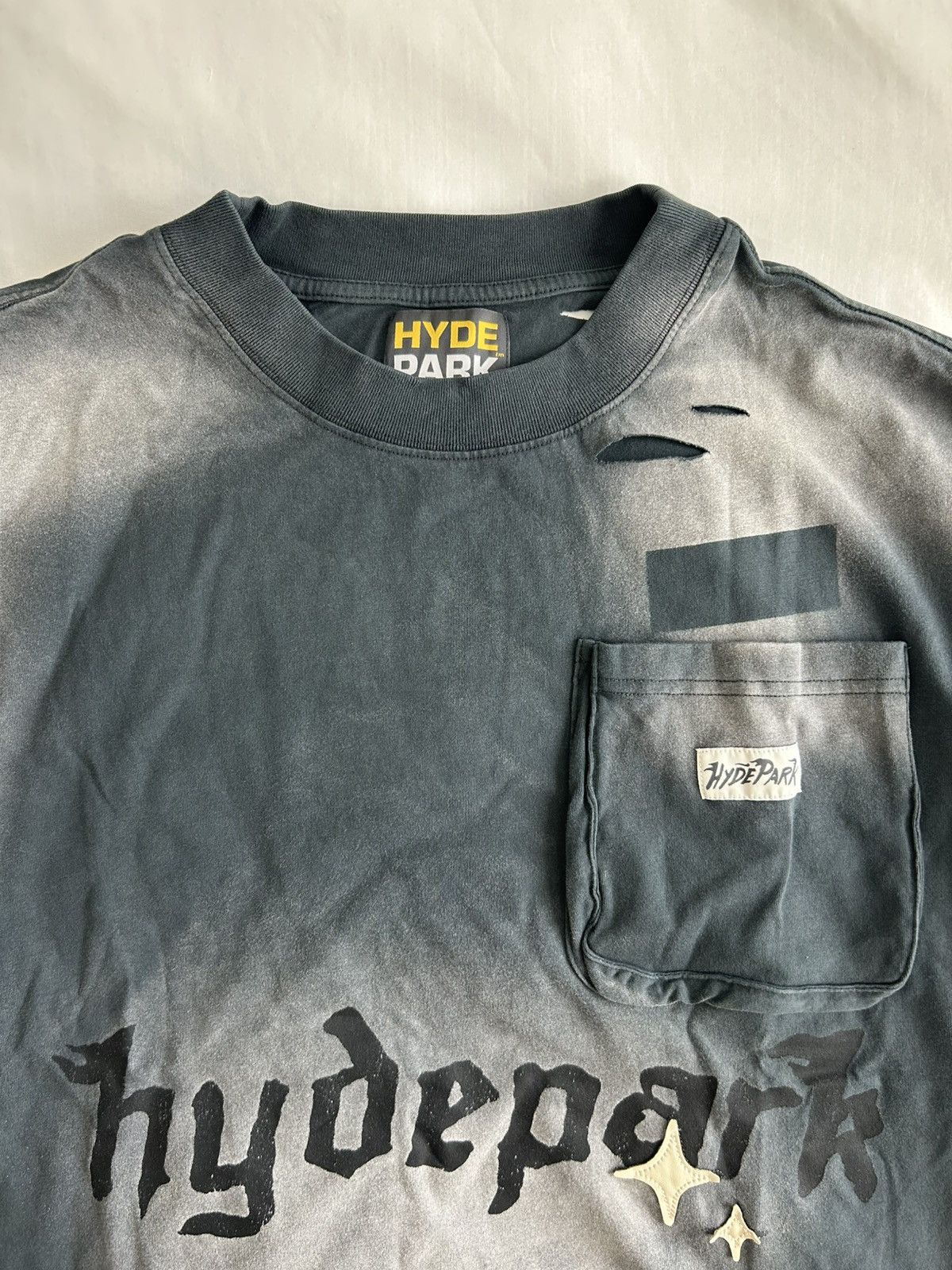 Other Hyde Park Distressed Pocket Tee Navy You Aren’t Invited Size US L / EU 52-54 / 3 - 2 Thumbnail