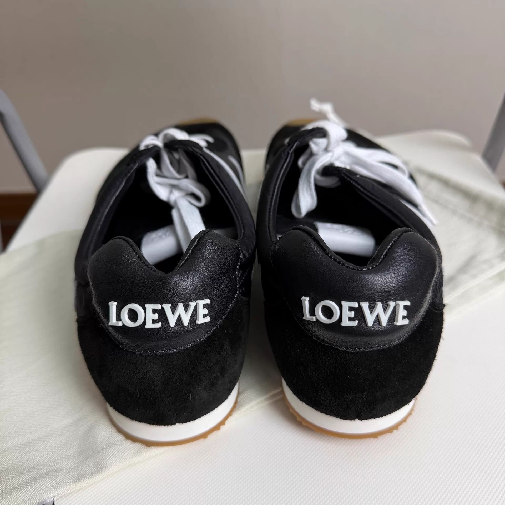 Loewe LOEWE Ballet Runner 2.0 Men's Black 43 Nylon/Calfskin Size US 10 / EU 43 - 3 Thumbnail