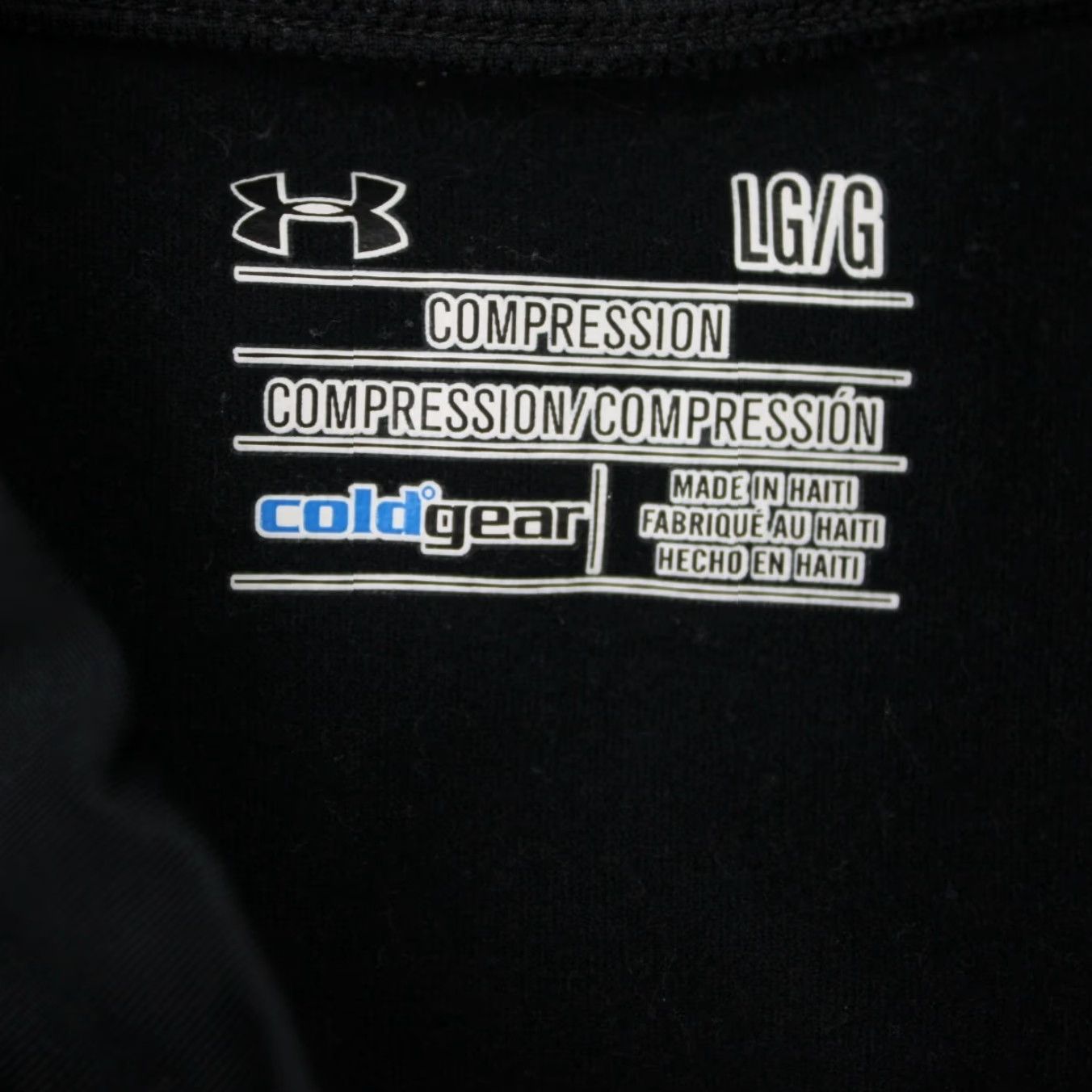 Under Armour Under Armour ColdGear Polo Shirt Mens Large Black Stretch L/S Pullover Urban Logo Athletic Activewear Polo Shirt Mens Large Black Under Armour UA Tech Size US L / EU 52-54 / 3 - 7 Thumbnail