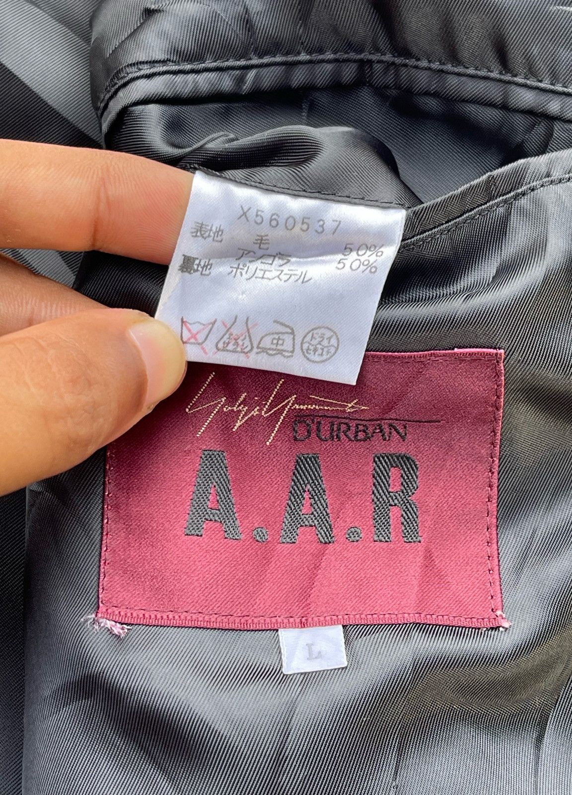Yohji Yamamoto 🔥 YOHJI YAMAMOTO WOOL COAT BUTTON DOWN Size US L / EU 52-54 / 3 - 14 Thumbnail
