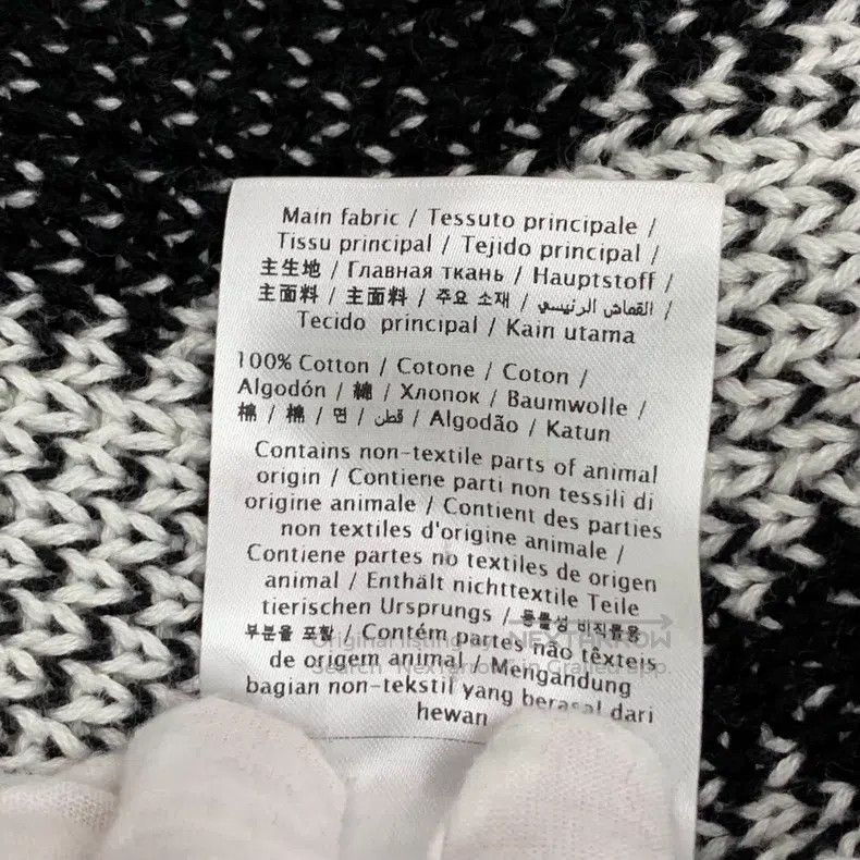 Valentino Valentino Black letter intarsia cotton knitted cardigan Size M / US 6-8 / IT 42-44 - 7 Thumbnail