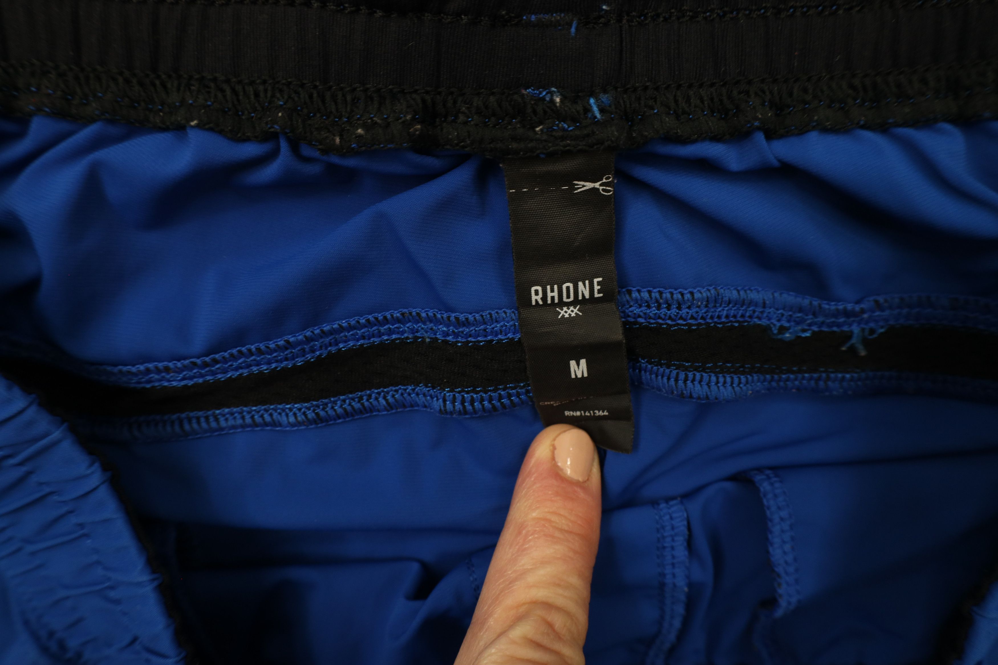 Rhone × Vintage Rhone Pursuit Running Jogging Gym Training Shorts Blue Size US 32 / EU 48 - 8 Thumbnail