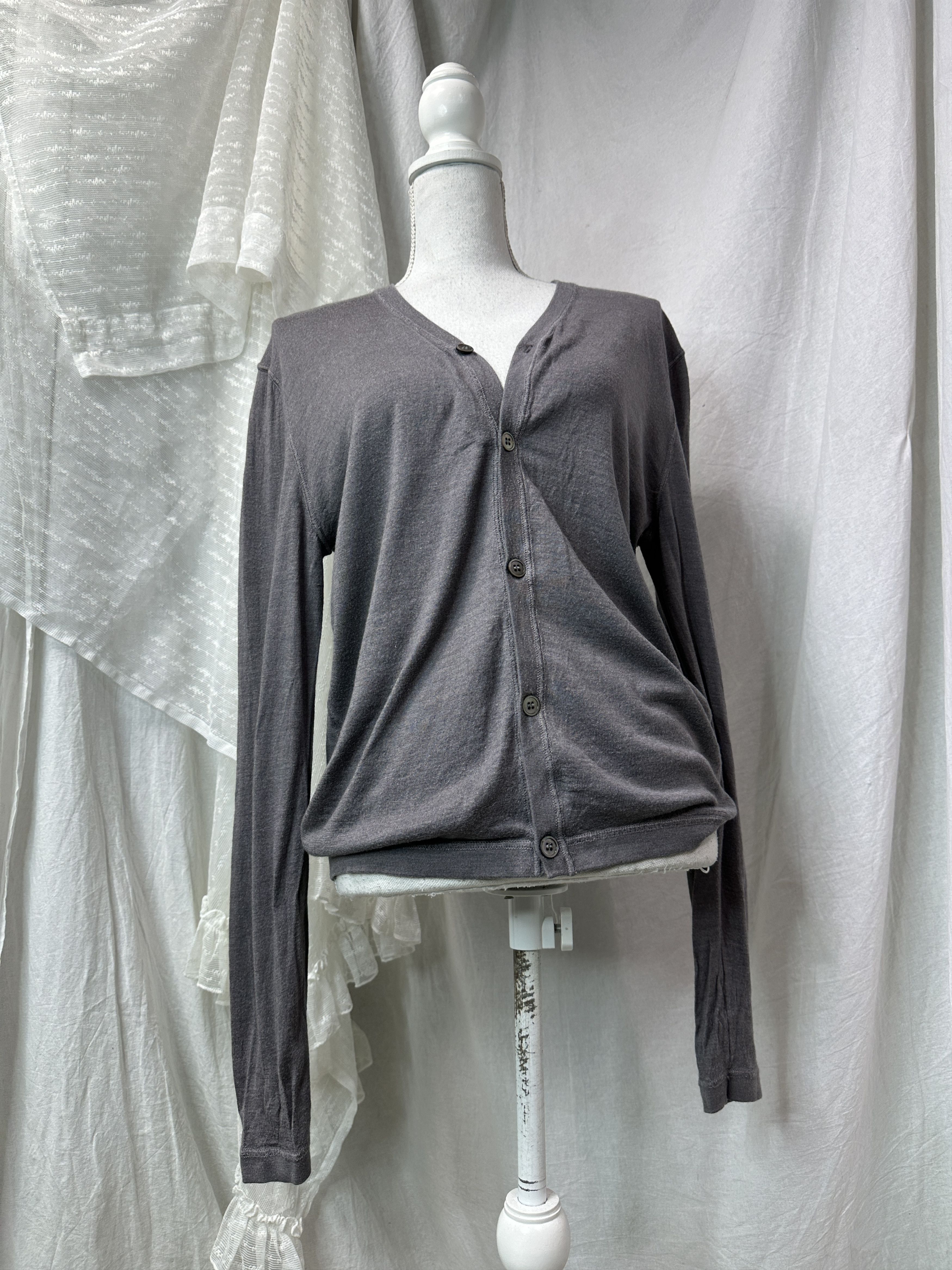 Aquascutum Vintage Buttoned Fitted Aquascutum Cardigan Sweater 00s Size L / US 10 / IT 46 - 1 Thumbnail