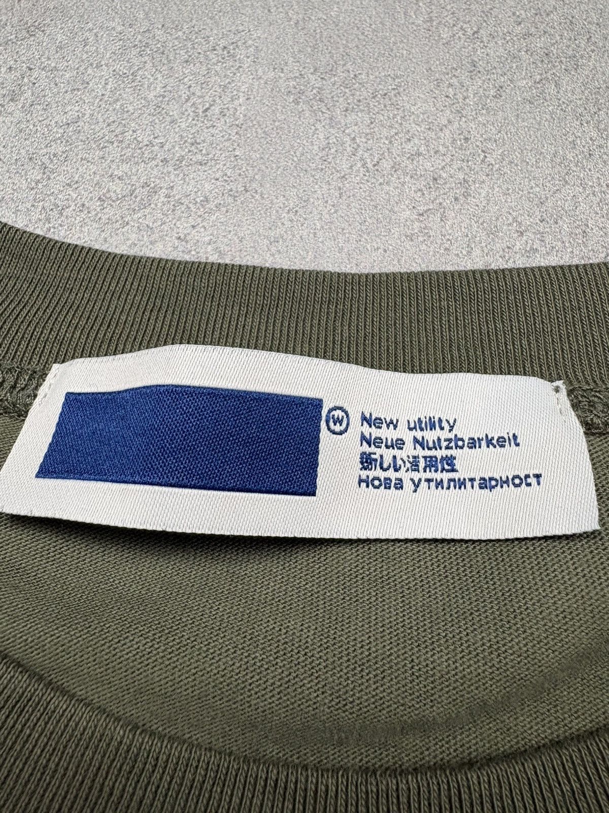 AFFXWRKS Affixworks New Utility Blue Block Graphic T-Shirt Olive M Size US M / EU 48-50 / 2 - 15 Thumbnail