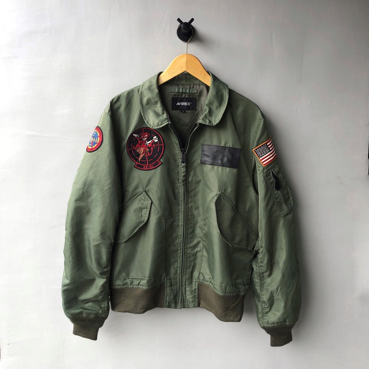 AVIREX CWU 36P VX-31 Flight Jacket Nylon