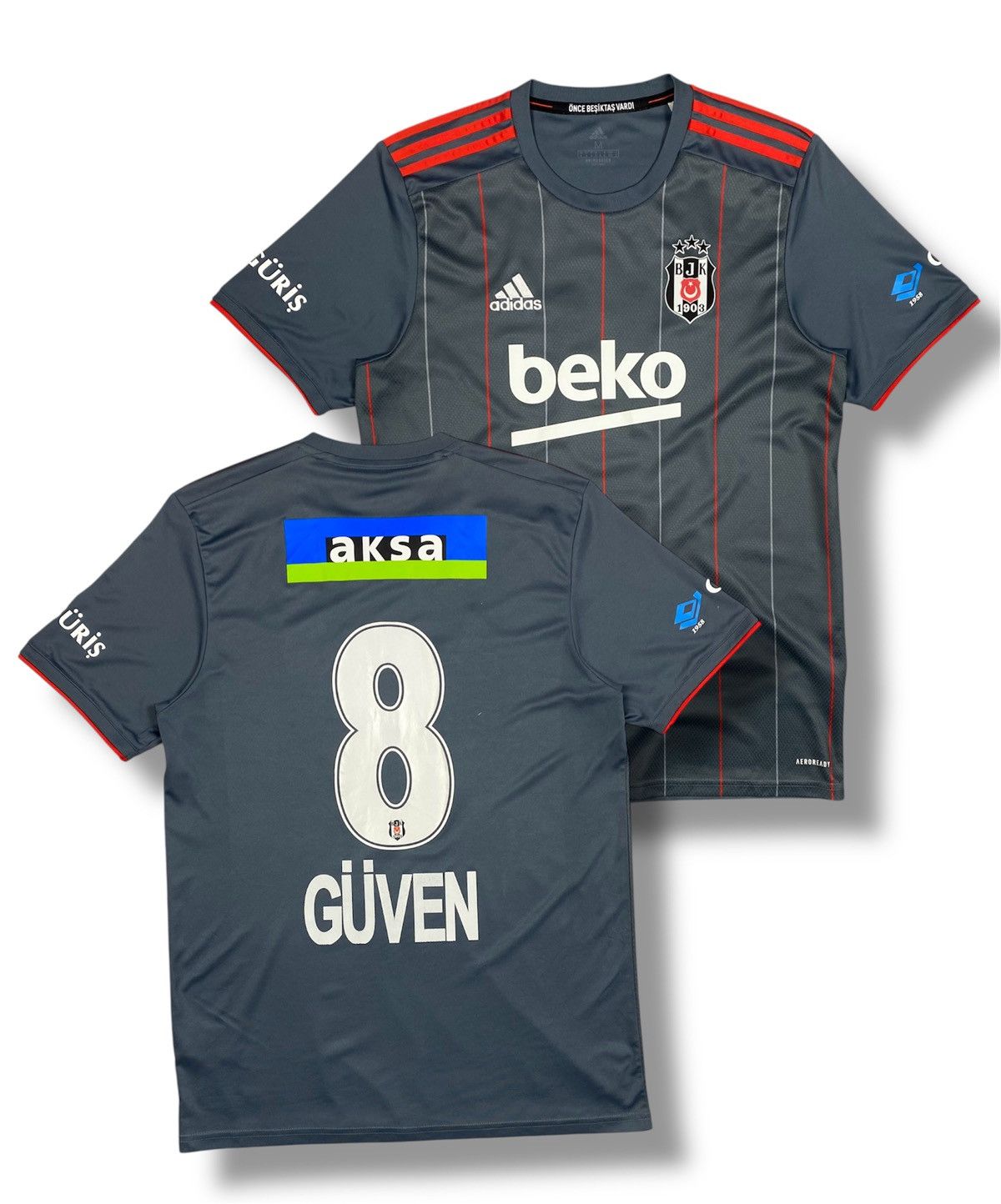Adidas Adidas Beşiktaş 2021/22 Third Jersey #8 Güven Size US M / EU 48-50 / 2 - 1 Thumbnail