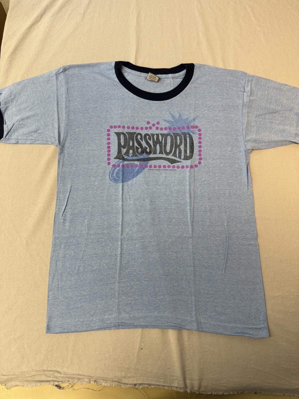 Designer VTG Ringer Password Gameshow Tee - Made in USA - M Size US M / EU 48-50 / 2 - 1 Thumbnail