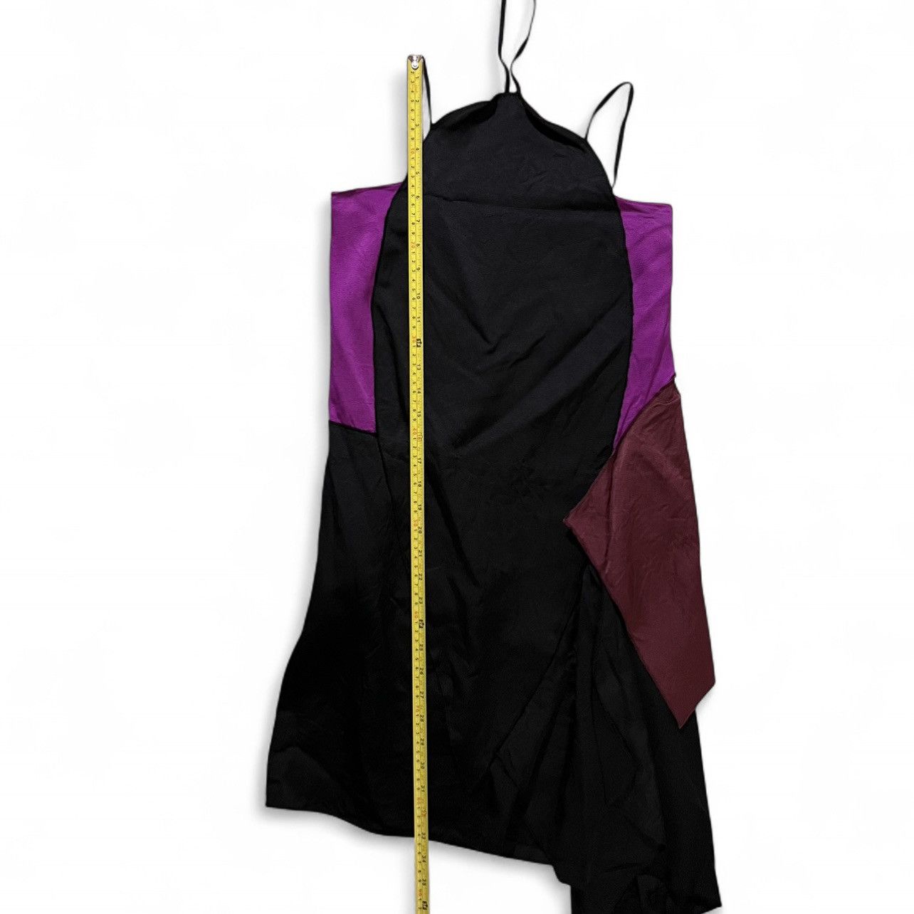 Miu Miu Miu Miu Y2K Silk Colorblock Halterneck Dress Size XS / US 0-2 / IT 36-38 - 10 Thumbnail
