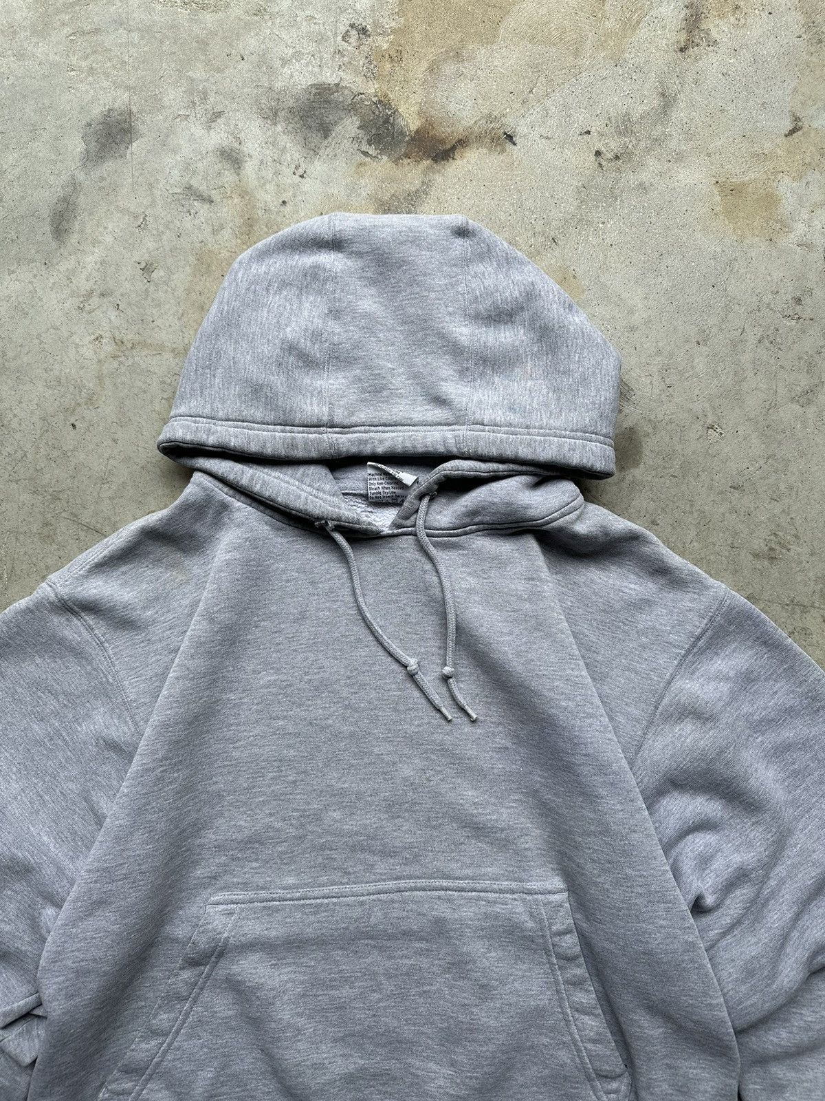 TNA Vintage Y2K Grey Blank hoodie Size US M / EU 48-50 / 2 - 2 Thumbnail