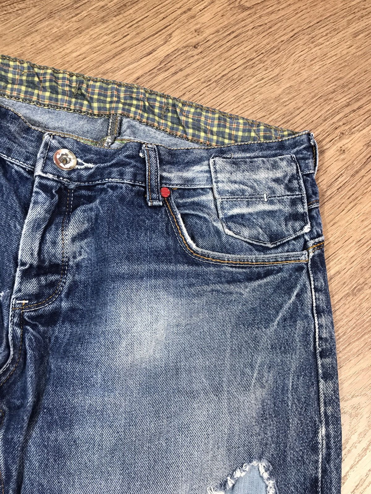 Japanese Brand × Vintage Vintage Distressed Denim Pants Size US 33 - 8 Thumbnail
