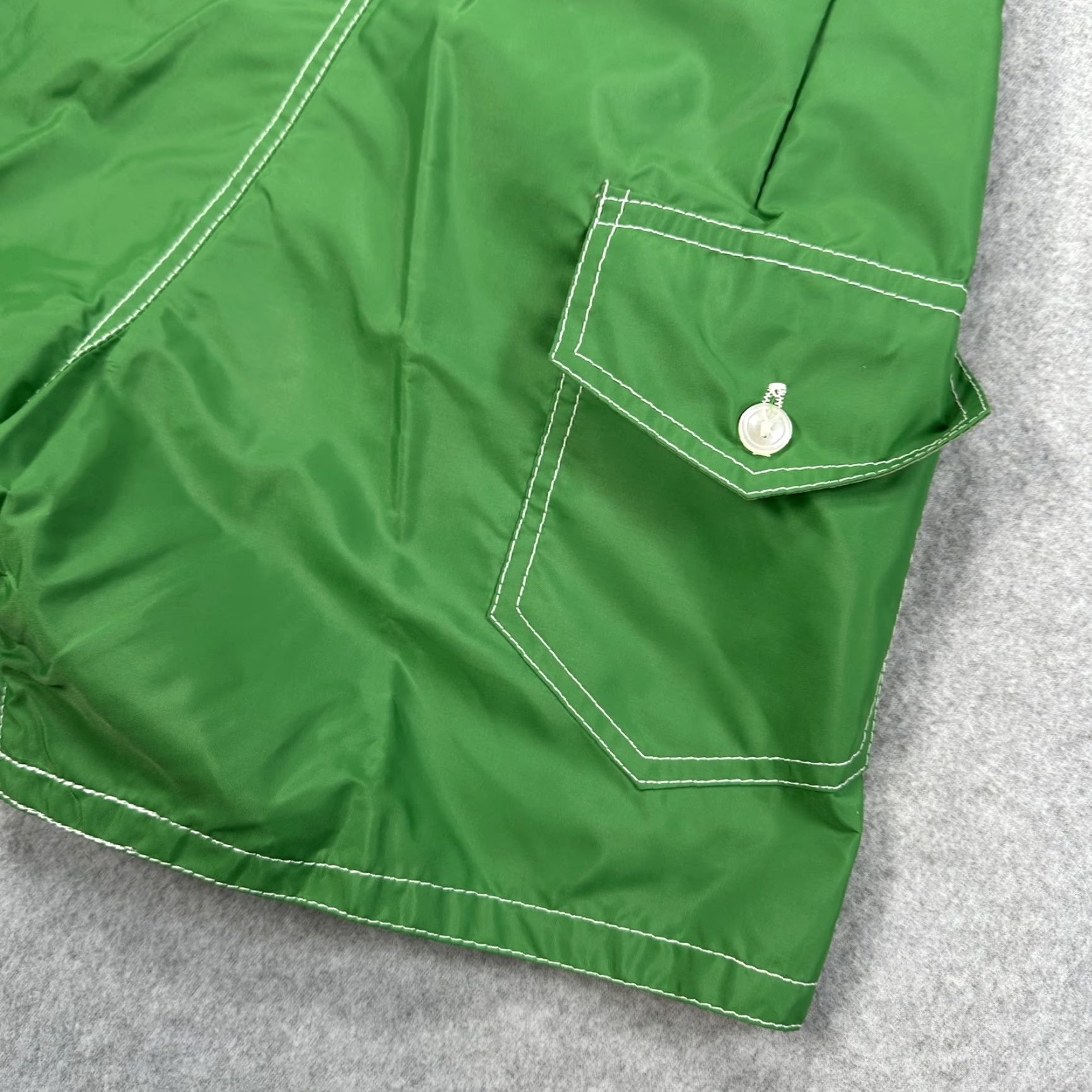 Vintage Birdwell Beach Britches Shorts Mens 29 Green Board Shorts Swim Trunks Surf New Size US 29 - 4 Thumbnail