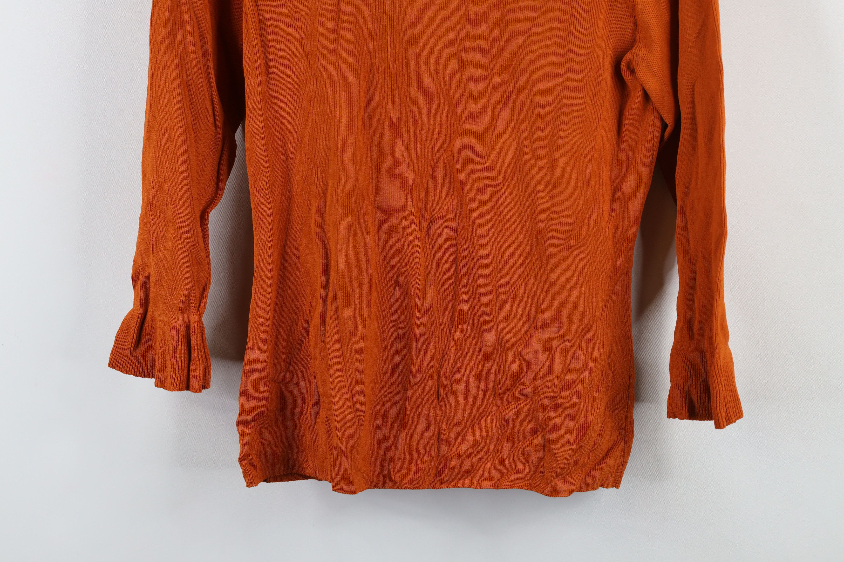 Vintage Vintage 90s Y2K Babydoll Fairy Flared Cuff Ribbed Knit Shirt Size M / US 6-8 / IT 42-44 - 3 Thumbnail