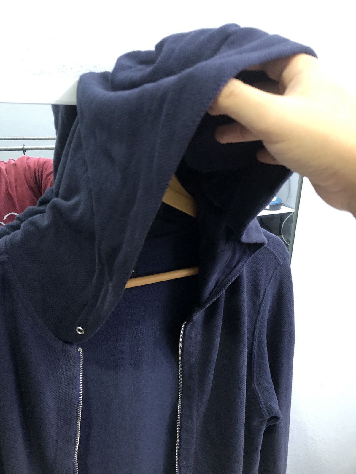Zara Zara Man Basic Navy Zip Hoodie Basic Collection Size US M / EU 48-50 / 2 - 6 Thumbnail