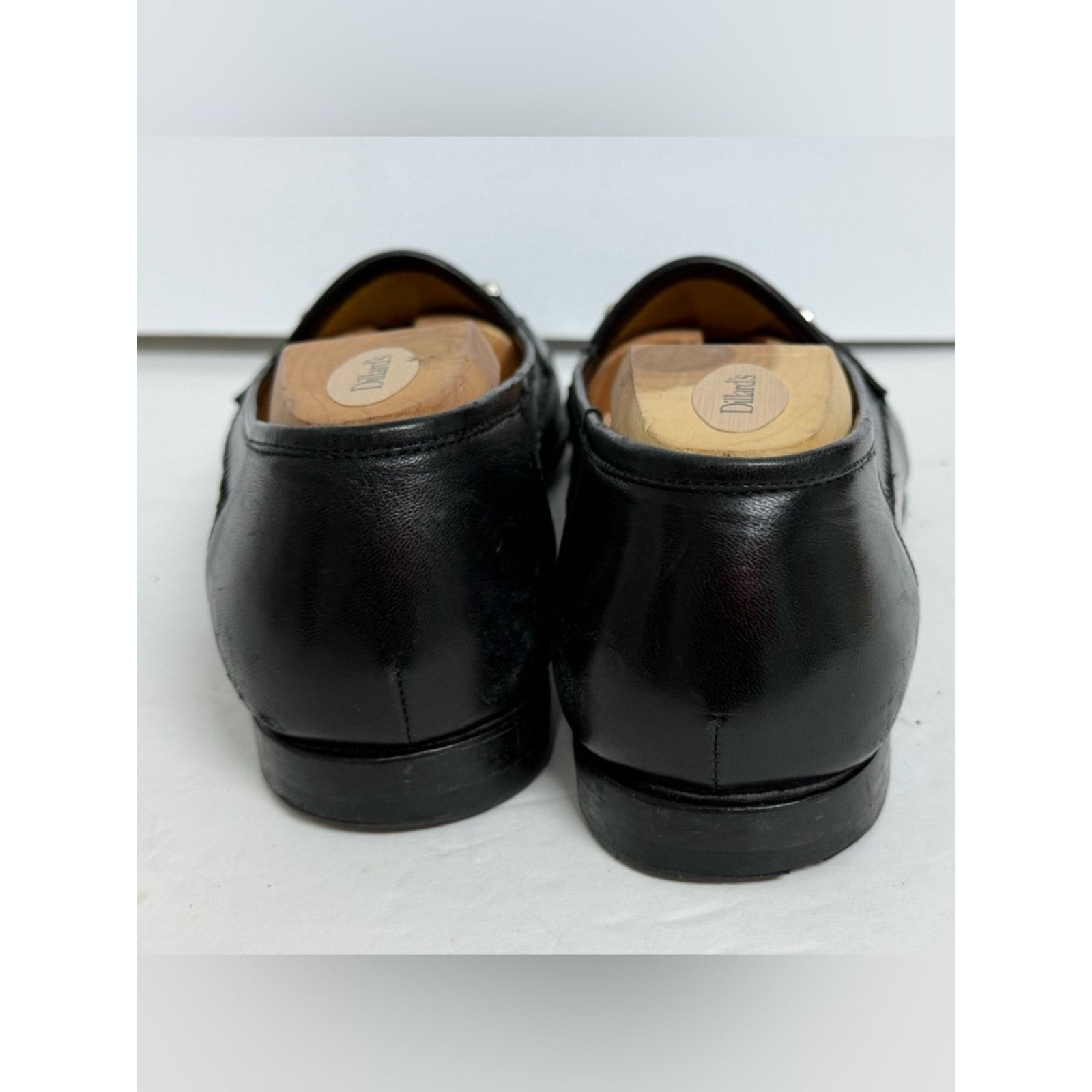 Magnanni Magnanni Carmon Black Leather Metal Bit Loafers Men’s 8.5 Size US 8.5 / EU 41-42 - 6 Thumbnail