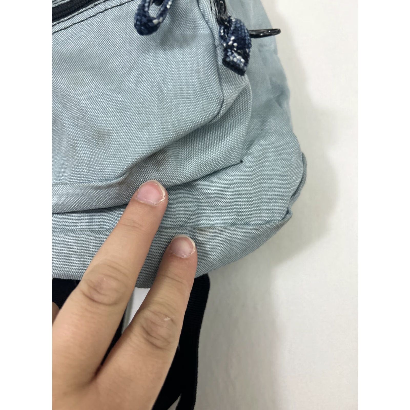 Jansport VINTAGE Jansport Light Blue Half Pint Mini Backpack Made In USA 11x9x3.5 Size ONE SIZE - 7 Thumbnail