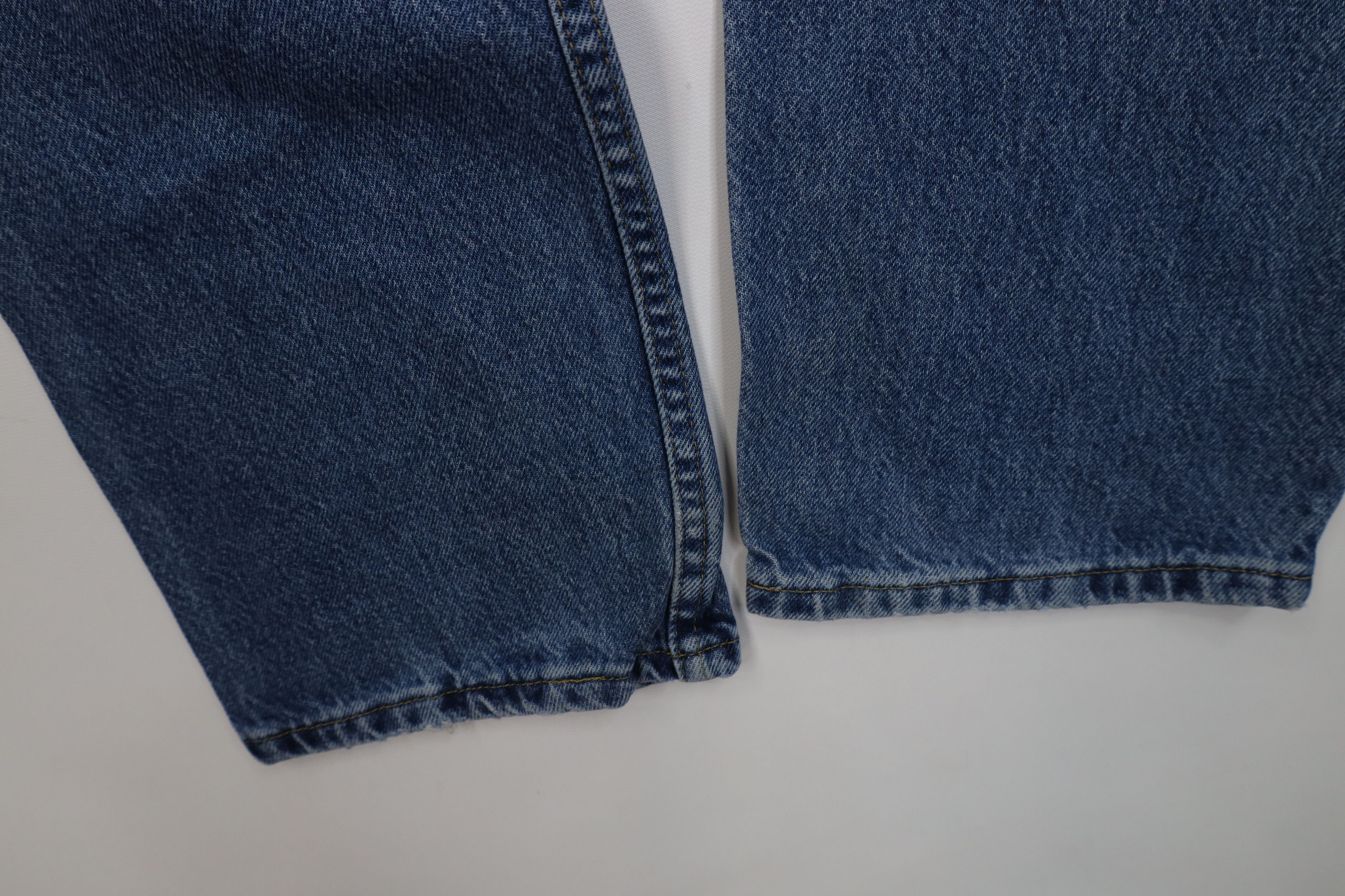 Lee Vintage Y2K Lee Straight Leg Denim Jeans Blue Cotton Size US 33 - 15 Thumbnail