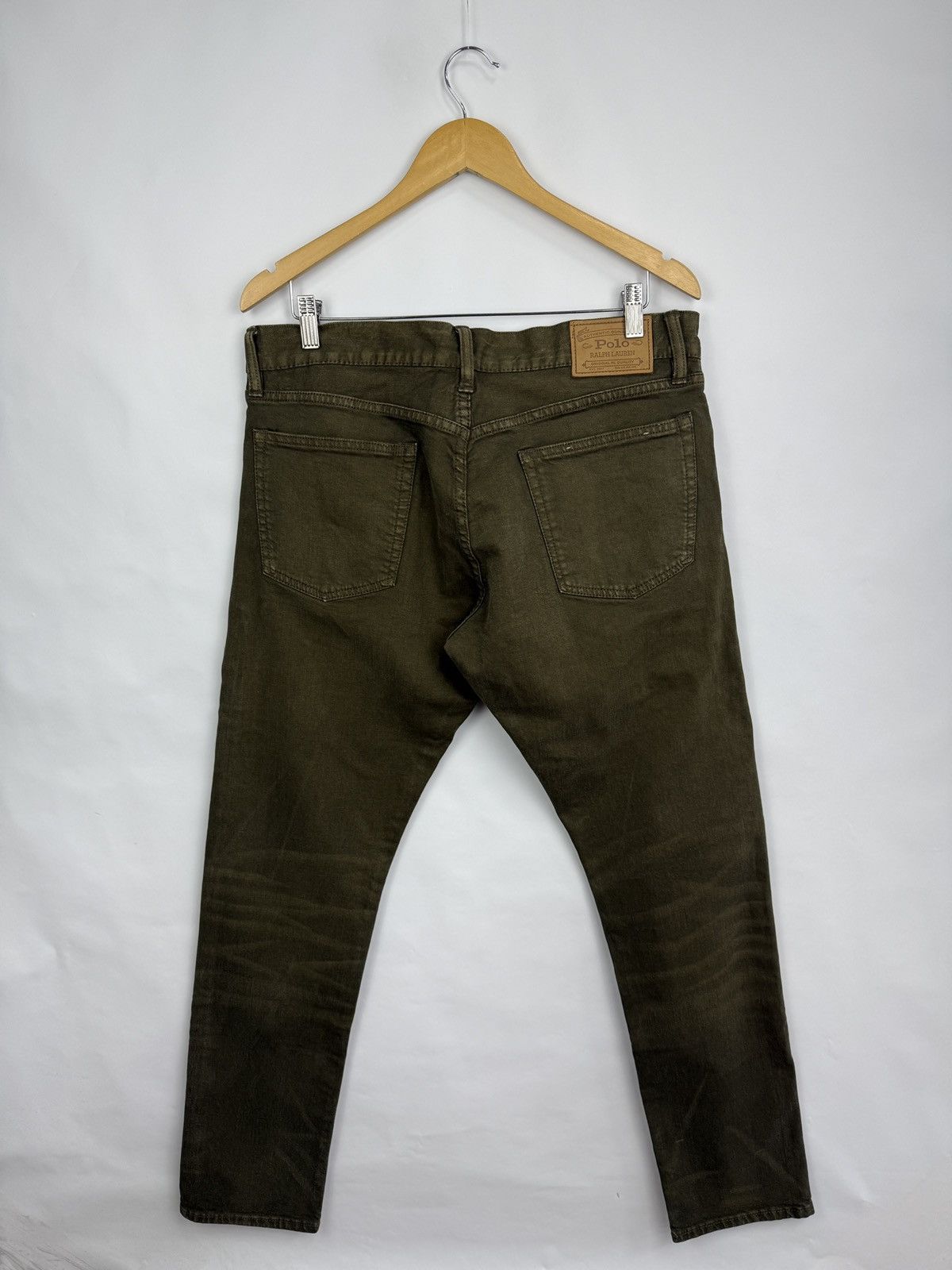 Denim & Supply Ralph Lauren 🇺🇸 Vintage Ralph Lauren Sullivan Slim Jeans Olive USA Style Size US 34 / EU 50 - 11 Thumbnail