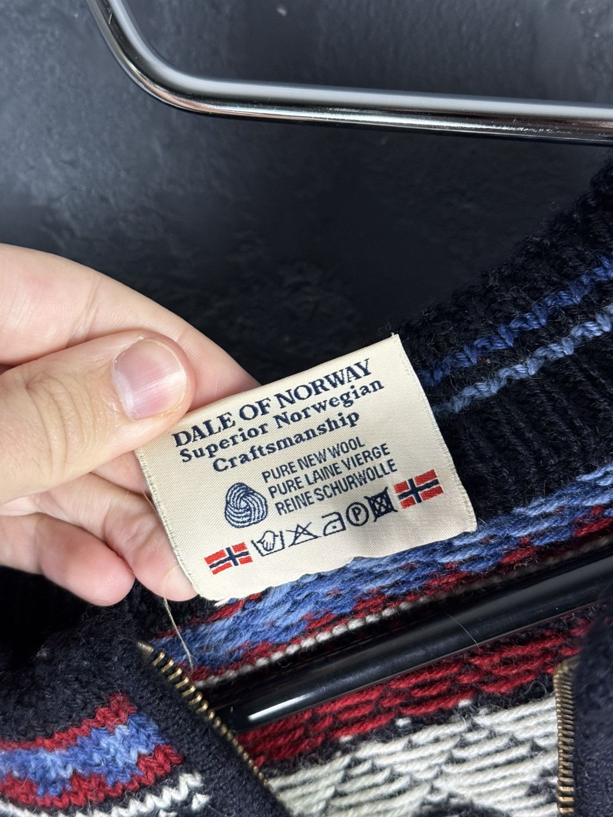 Dale Of Norway Dale Of Norway Men’s 1/4 Zip Wool Knitted Sweather Size XL Size US XL / EU 56 / 4 - 11 Thumbnail