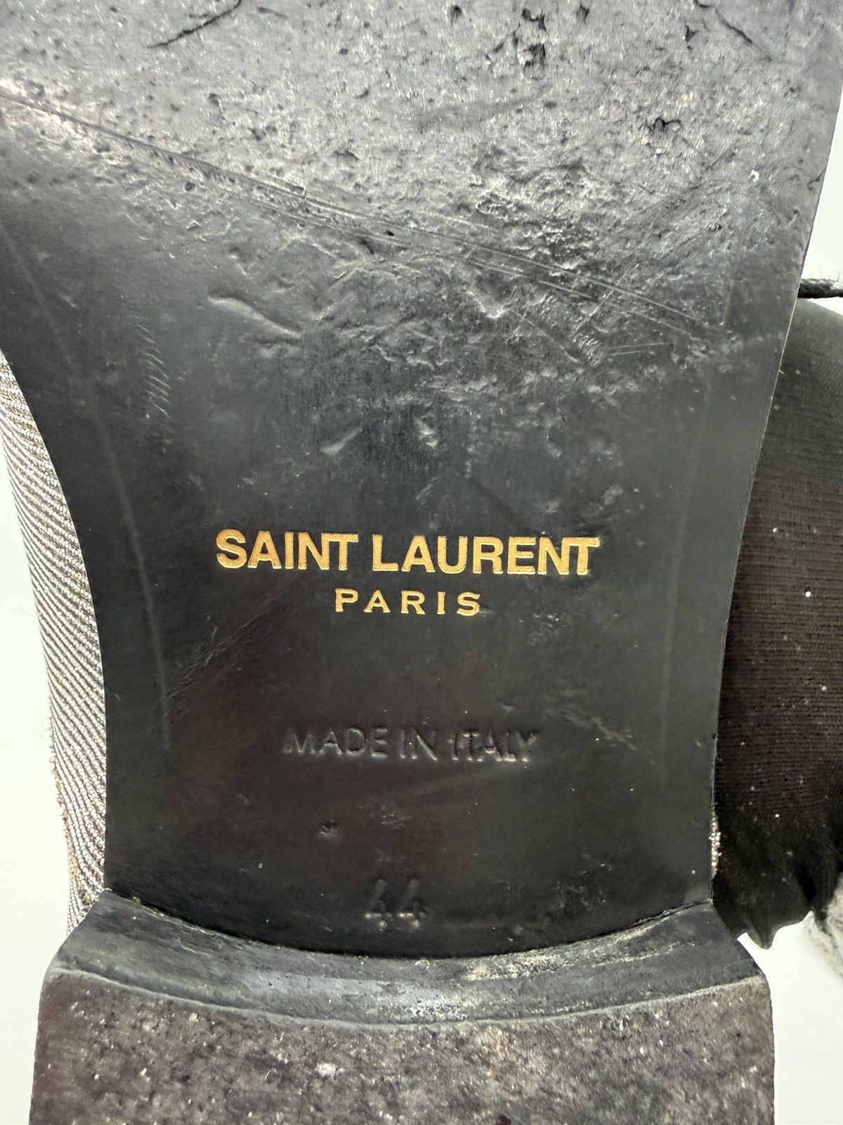 Saint Laurent Paris SAINT LAURENT PARIS-Gold/Silver Lurex Metallic Oxford Derby Size US 11 / EU 44 - 21 Thumbnail