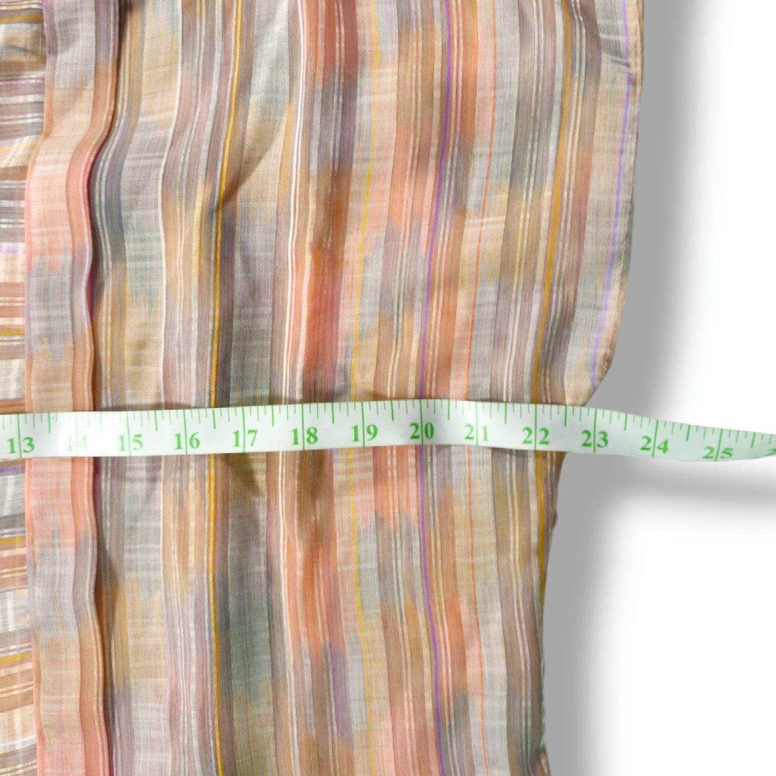 Other EUC VTG Malbe 70s Sheer Dolman Sleeve Blouse Sz. 14 Pastel Size XL / US 12-14 / IT 48-50 - 8 Thumbnail