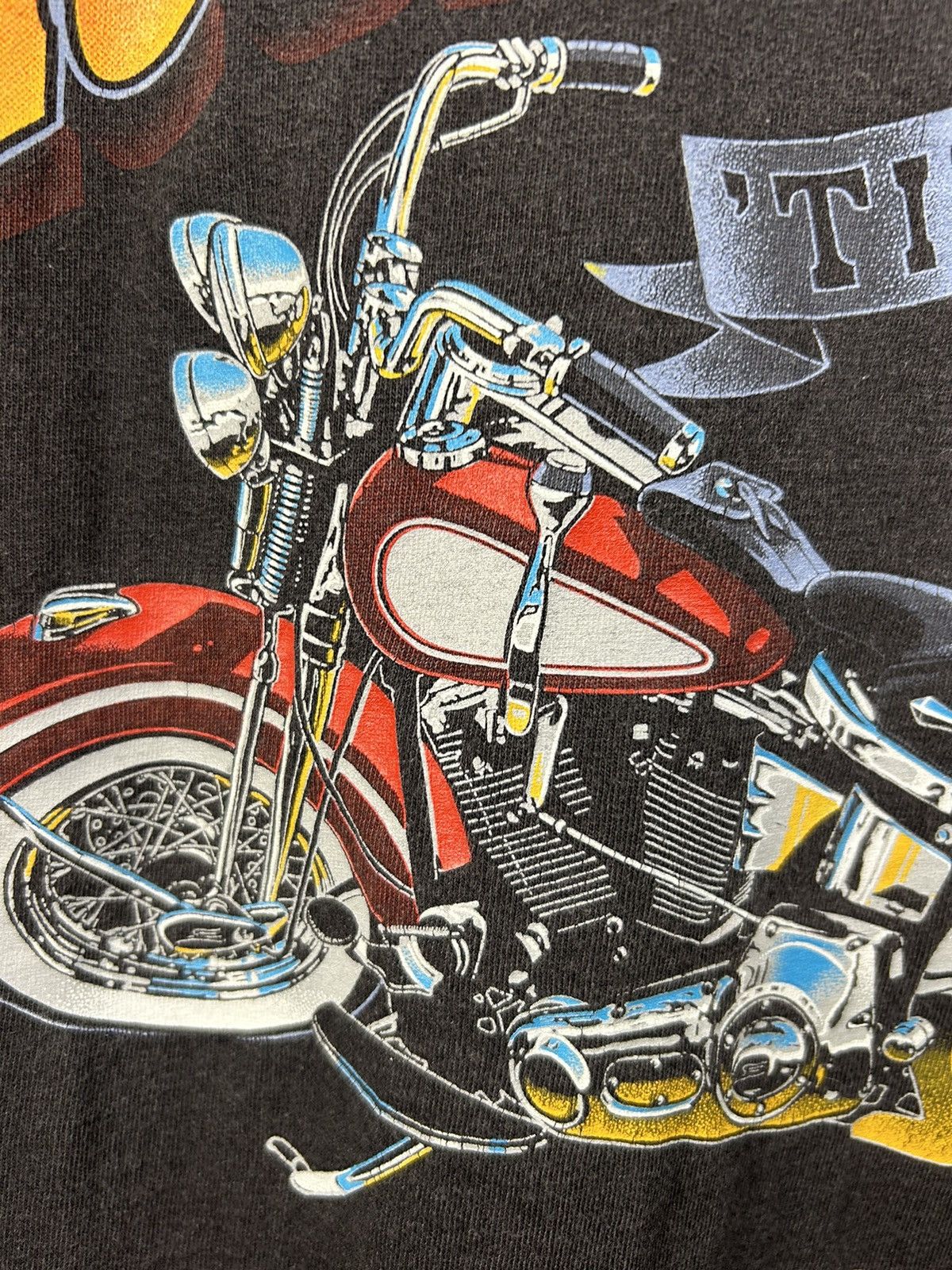 Harley Davidson Vintage 90s Holoubke Harley Davidson Shirt 1992 Black Size US L / EU 52-54 / 3 - 8 Thumbnail
