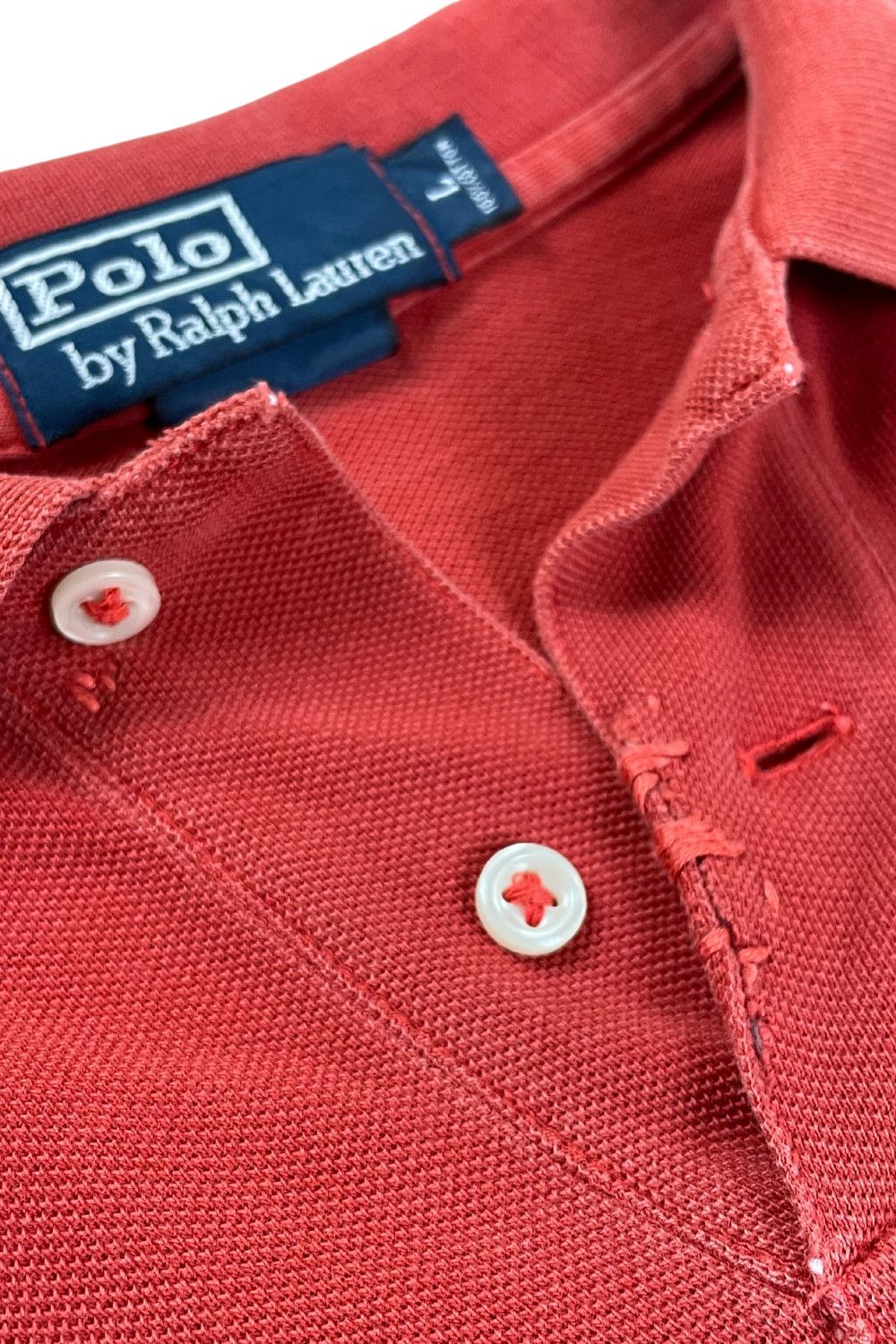 Polo Ralph Lauren POLO RL CUSTOM-FIT “CORAL FADE” – HAND-REPAIRED, Sz L Size US L / EU 52-54 / 3 - 1 Thumbnail