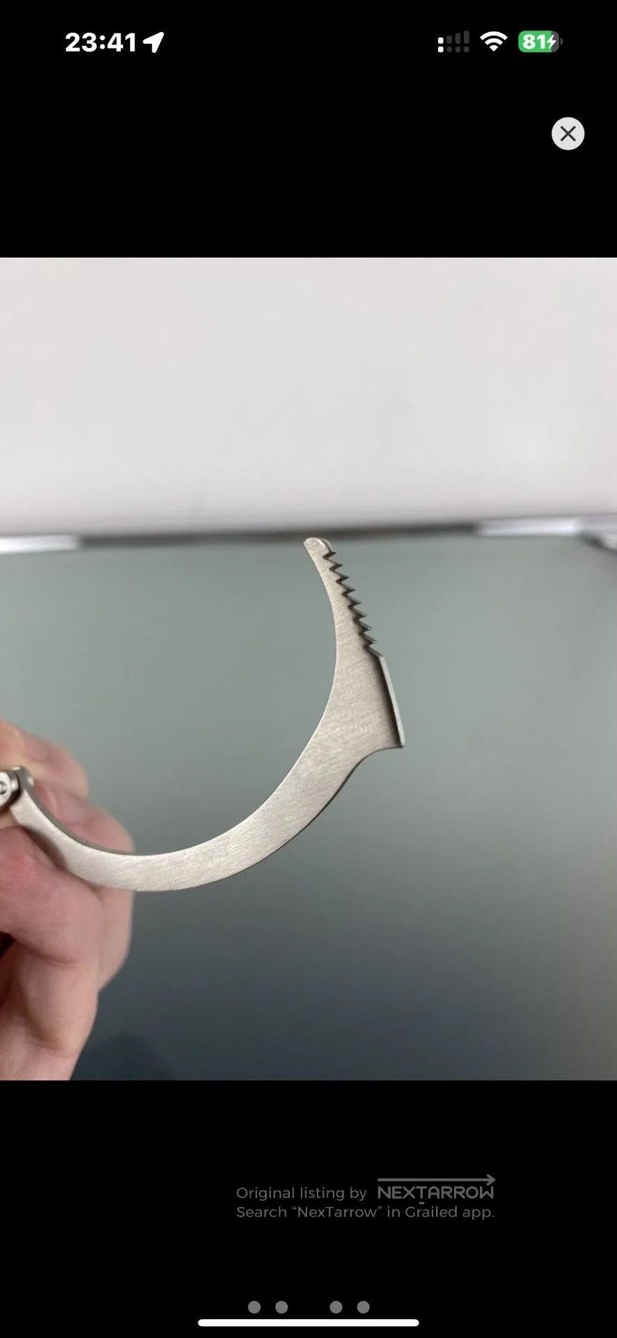 Helmut Lang Helmut Lang Handcuff Bracelet Reissue. Size ONE SIZE - 5 Thumbnail