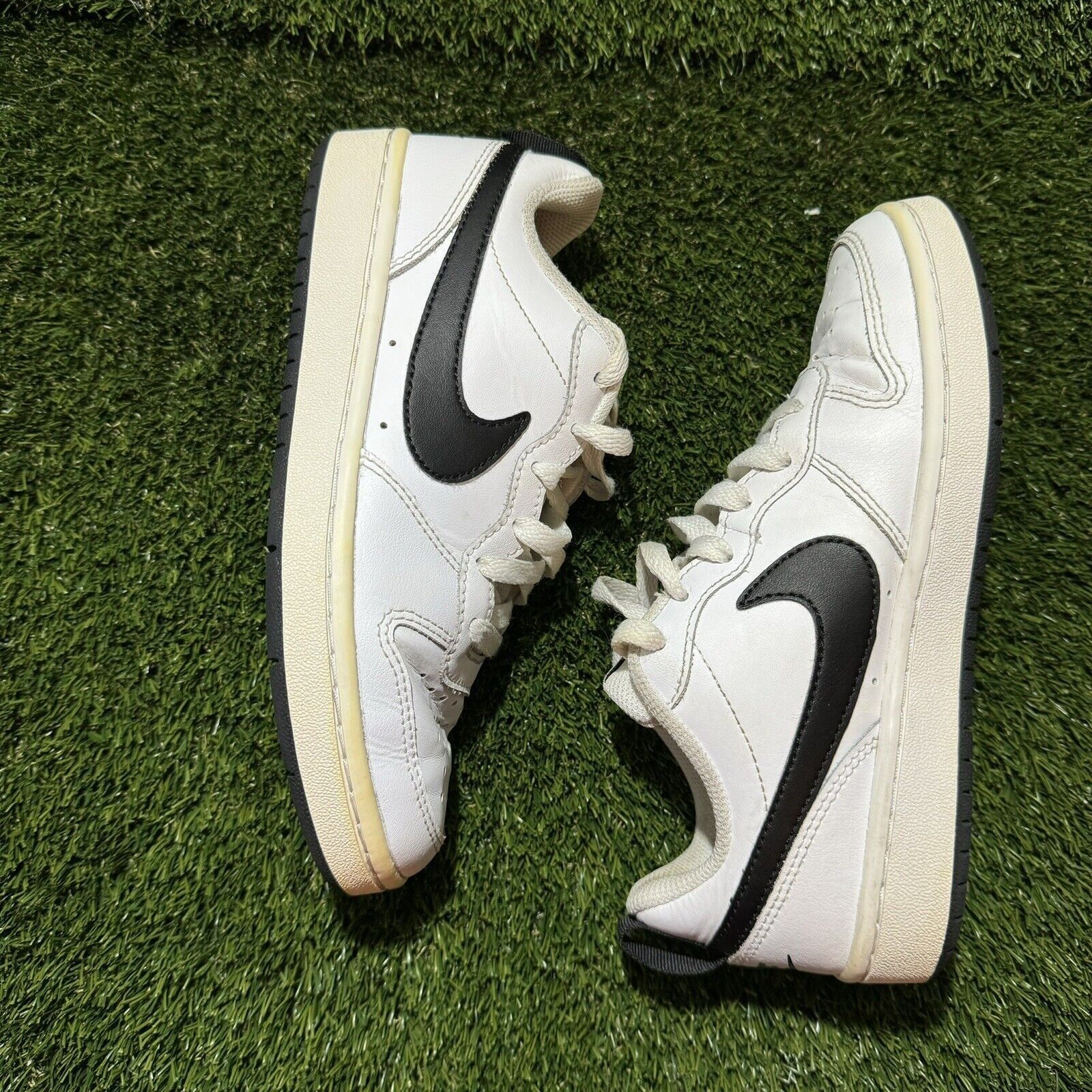 Nike Size 5W/3.5Y (GS) - Nike Court Borough Low 2 White/ Black Size US 5 / IT 35 - 3 Thumbnail