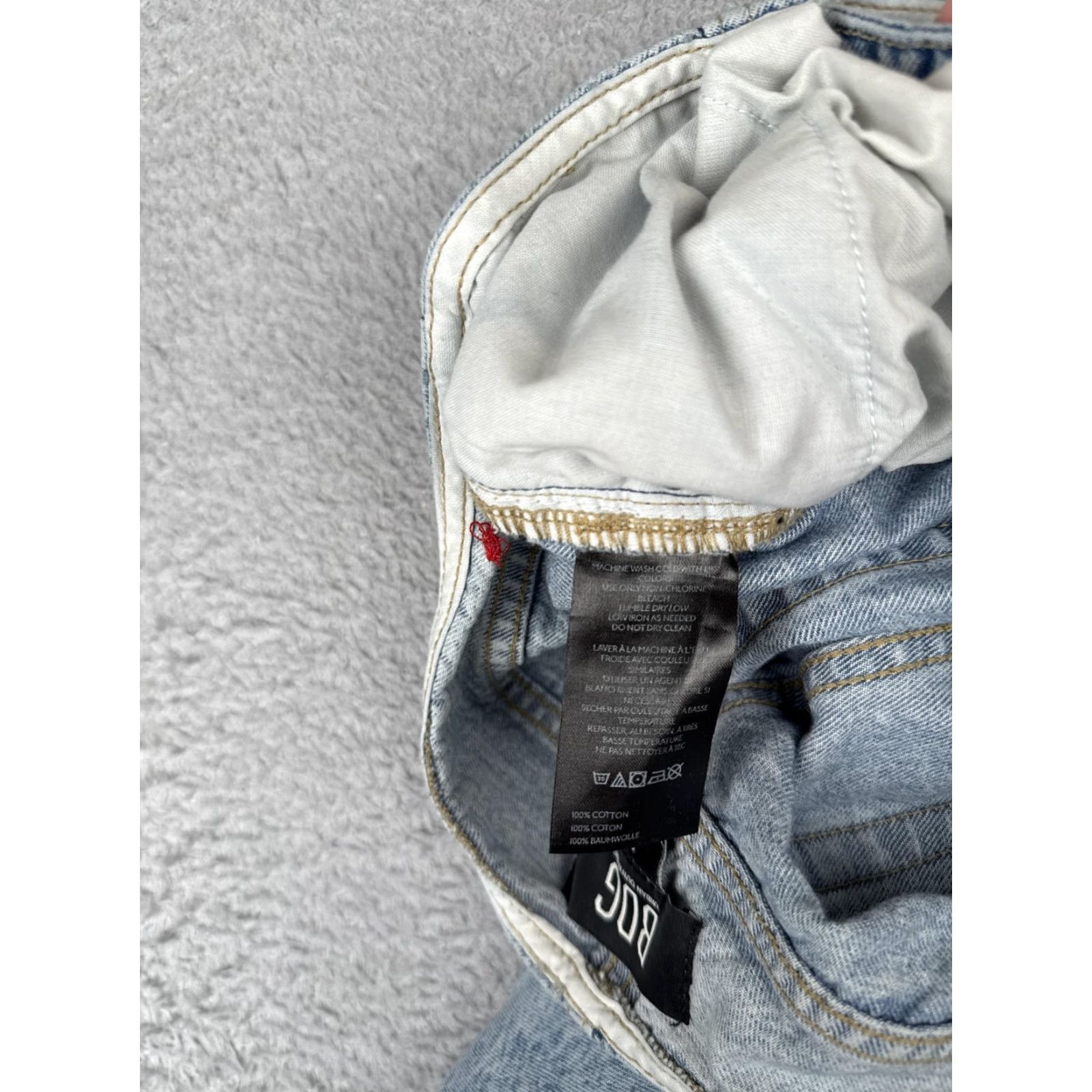 Bdg BDG Urban Outfitters Jeans Womens 28x31 Blue High Rise Wide Leg Acid Wash Denim Size 28" / US 6 / IT 42 - 7 Thumbnail