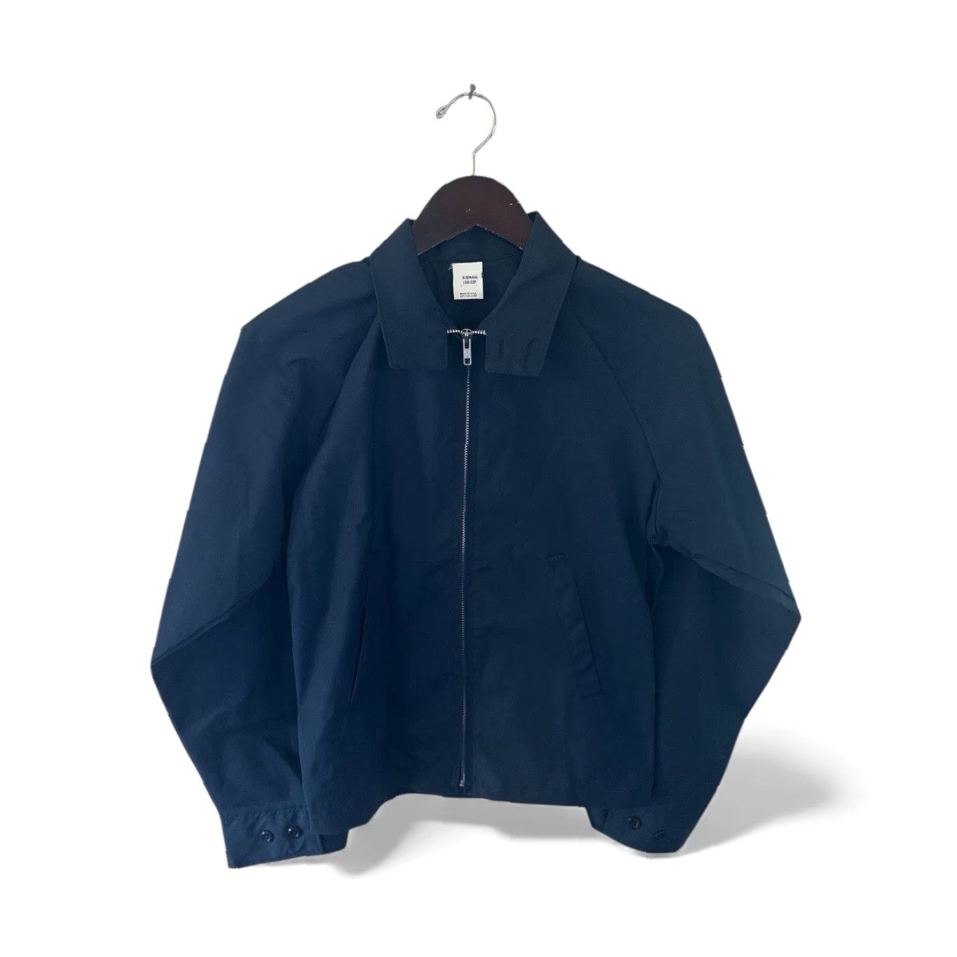 Vintage VINTAGE Unbranded Racer Jacket Men XS 80s Navy Blue Deadstock NWOT US Made 23.5 long 20 across 23 sleeves Size US XS / EU 42 / 0 - 2 Thumbnail