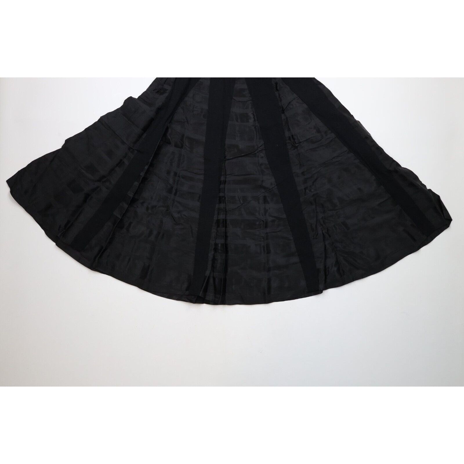 Vintage Vintage 60s 70s Streetwear Wool Satin Striped Skirt Size 24" / US 00 / IT 34 - 12 Thumbnail
