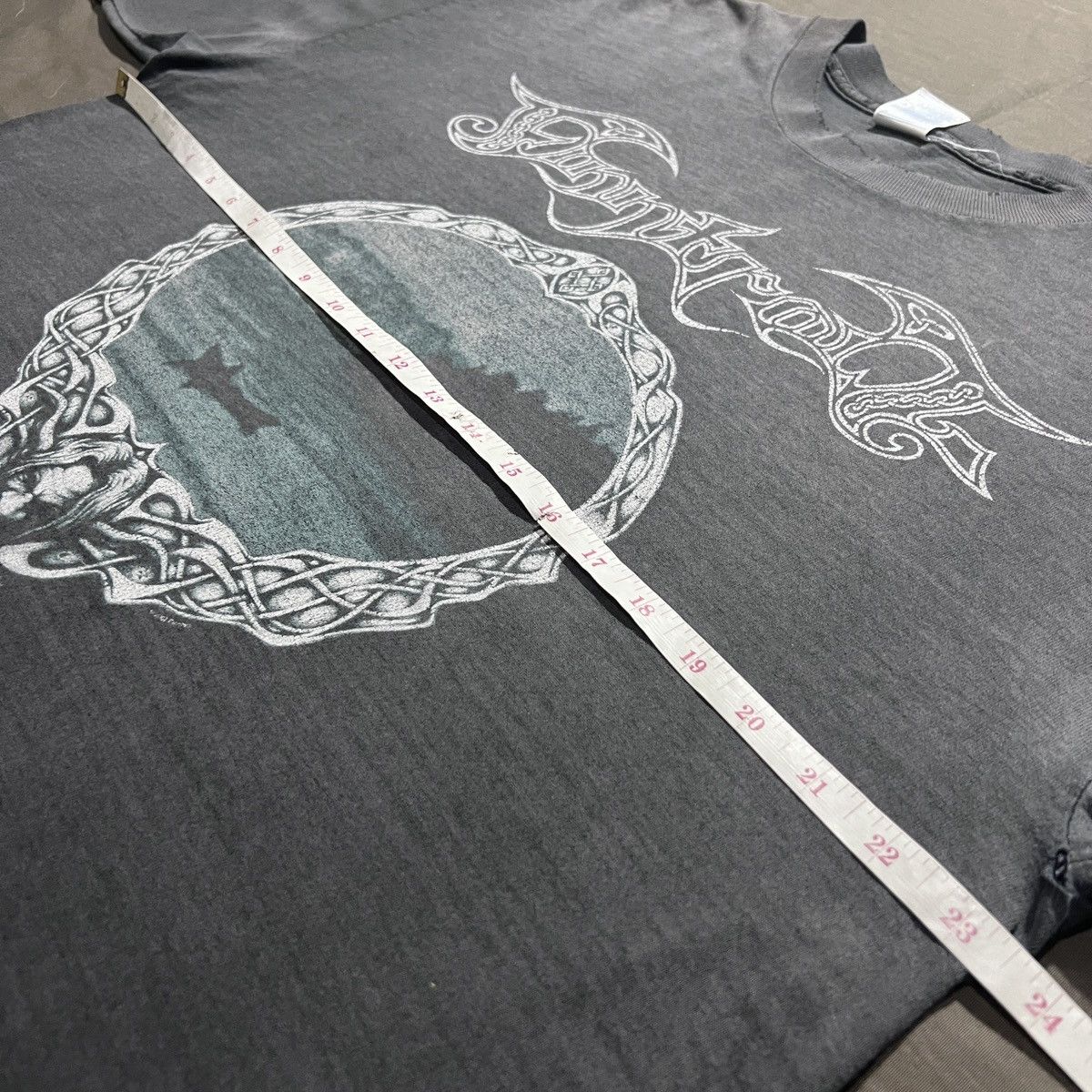 Vintage Y2K Finntroll Graphic Tee Thrashed Faded XL Folk Black metal Size US XL / EU 56 / 4 - 14 Thumbnail