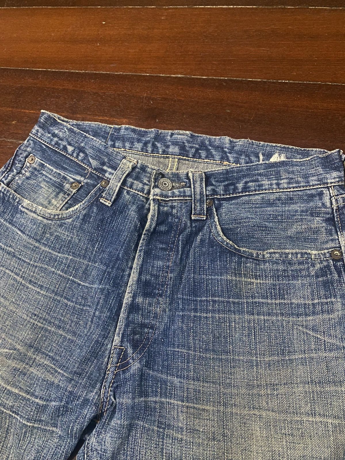 Sugar Cane Rare vintage SUGAR CANE OKINAWA JEAN distressed rework boro Size US 31 - 9 Thumbnail
