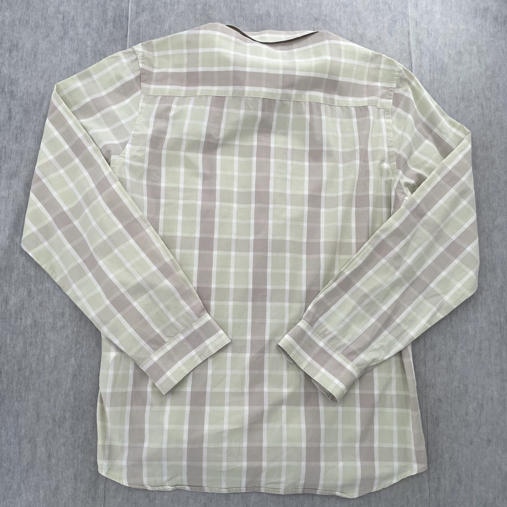 Saturdays NYC VINTAGE Saturdays NYC Plaid Button-Up Shirt Adult XL Green Long Sleeve Casual Mens Size US XL / EU 56 / 4 - 2 Thumbnail