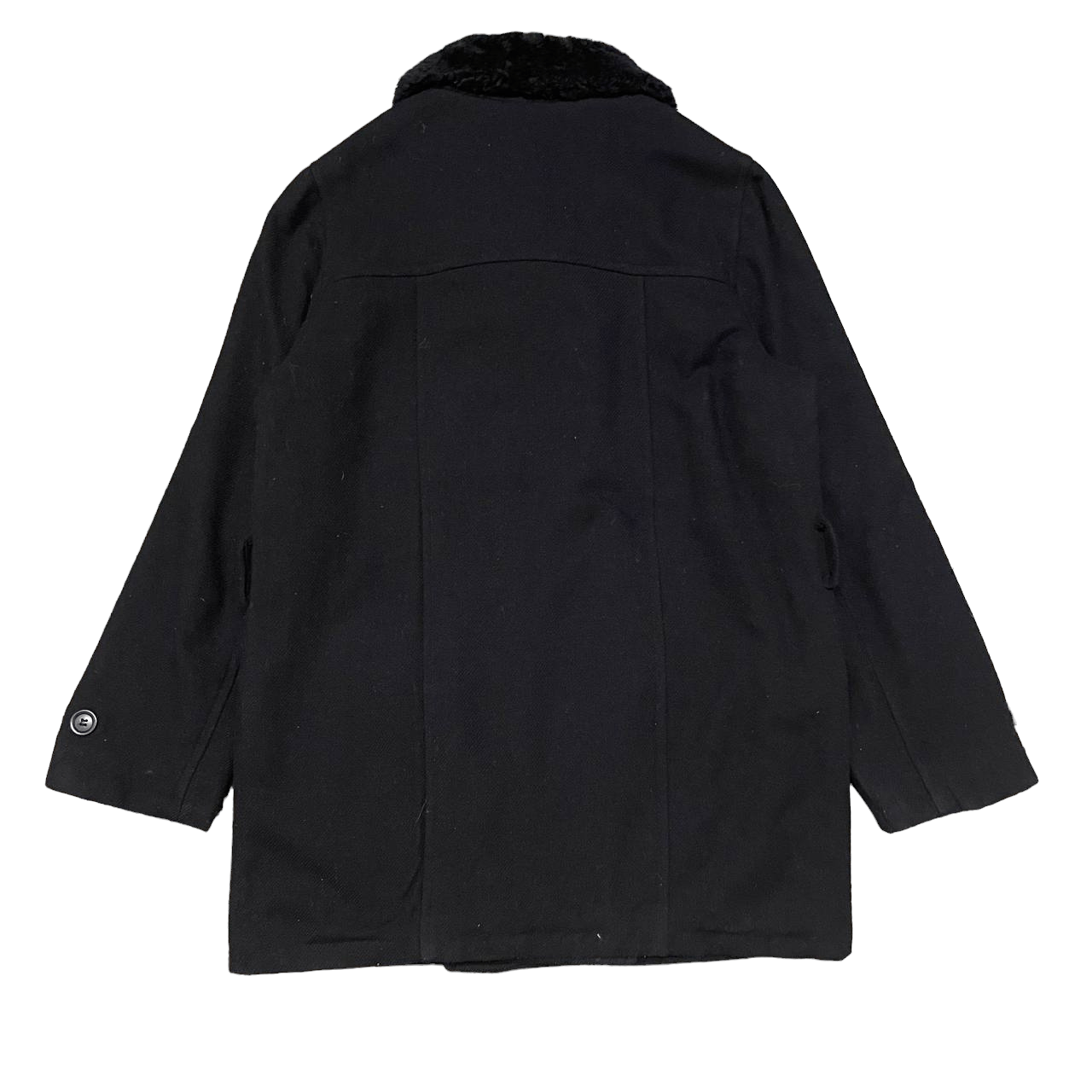 Other Vintage Claudie Pierlot Paris Garibaldi Wool Coat Faux Fur Size US M / EU 48-50 / 2 - 10 Thumbnail