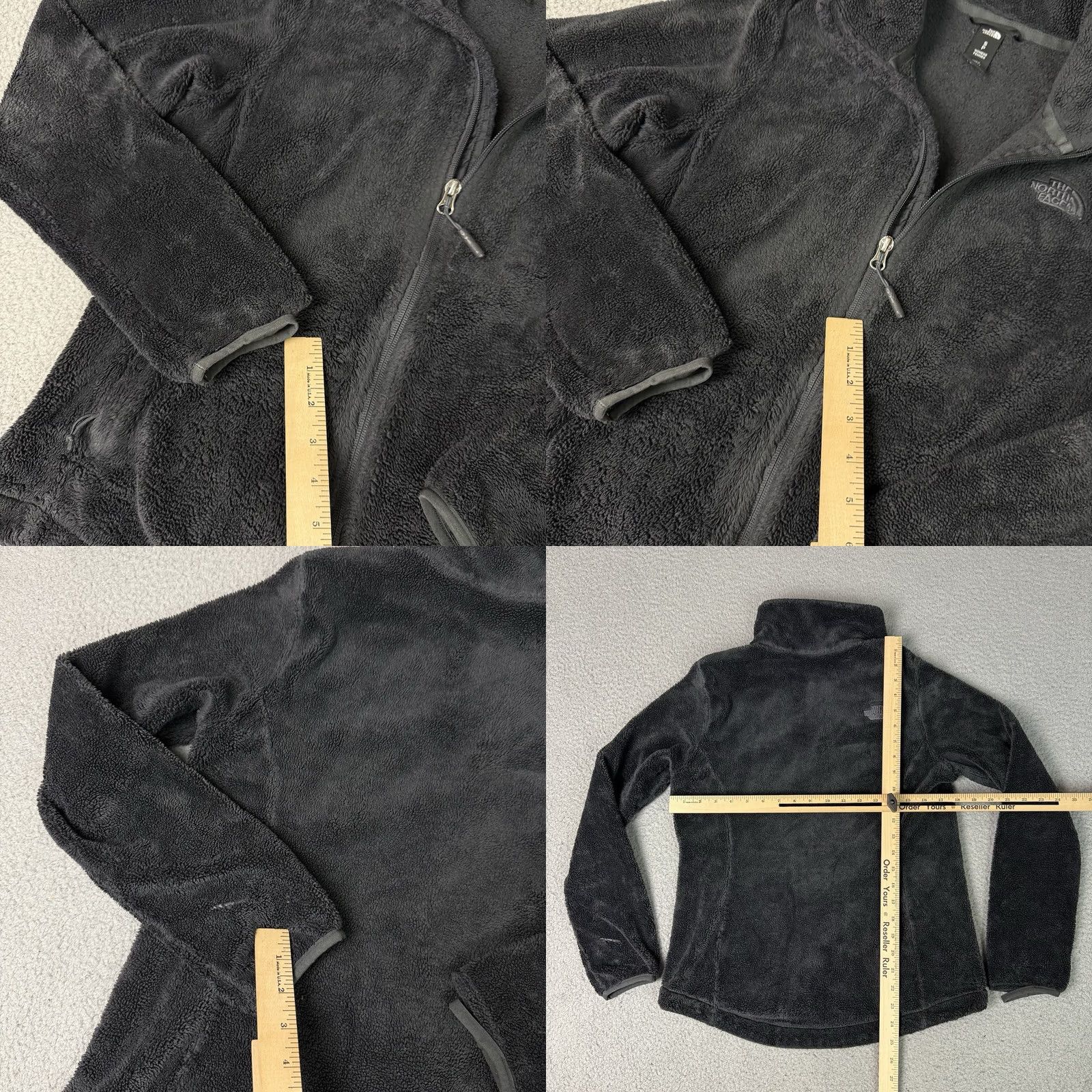 The North Face VINTAGE The North Face Jacket Womens S Black Fuzzy Long Sleeve Full Zip Casual Top S Mens Women Girls Size S / US 4 / IT 40 - 8 Thumbnail