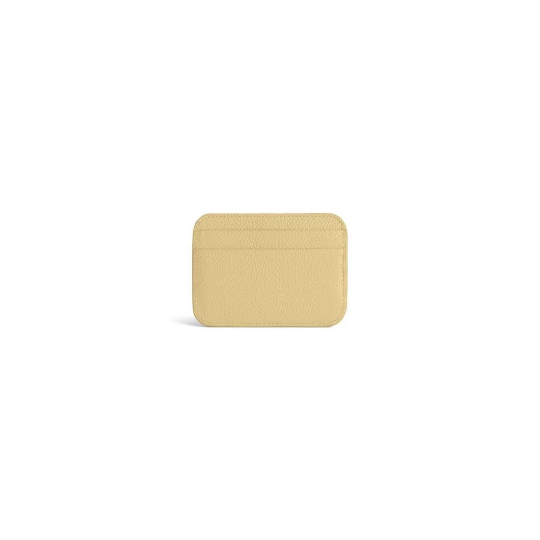 Balenciaga o1tr1nto0525 Size: OS / Cash Card Holder in Light Yellow Size ONE SIZE - 2 Thumbnail