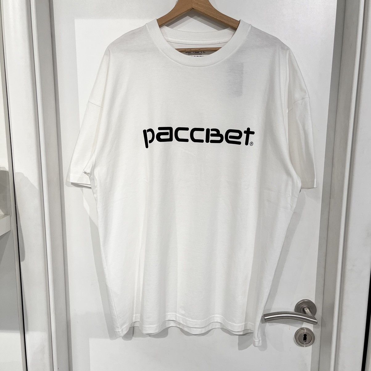 image of Carhartt Wip x Paccbet Carhartt X Paccbet Tee in White, Men's (Size Large)