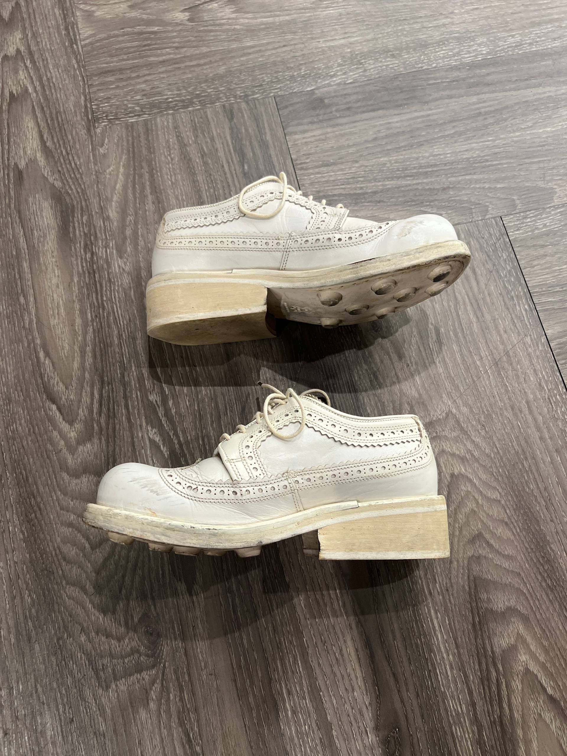 Dirk Bikkembergs 90s Dirk Bikkembergs Wingtip Brogue Lace-up Heeled Derby Size US 8 / IT 38 - 2 Thumbnail