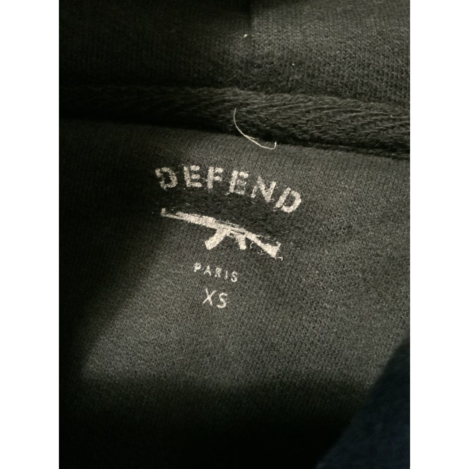 Vintage VINTAGE Defend Paris Coexist Los Angeles Black Fleece Graphic Pullover Hoodie XS Men Size US XS / EU 42 / 0 - 6 Thumbnail