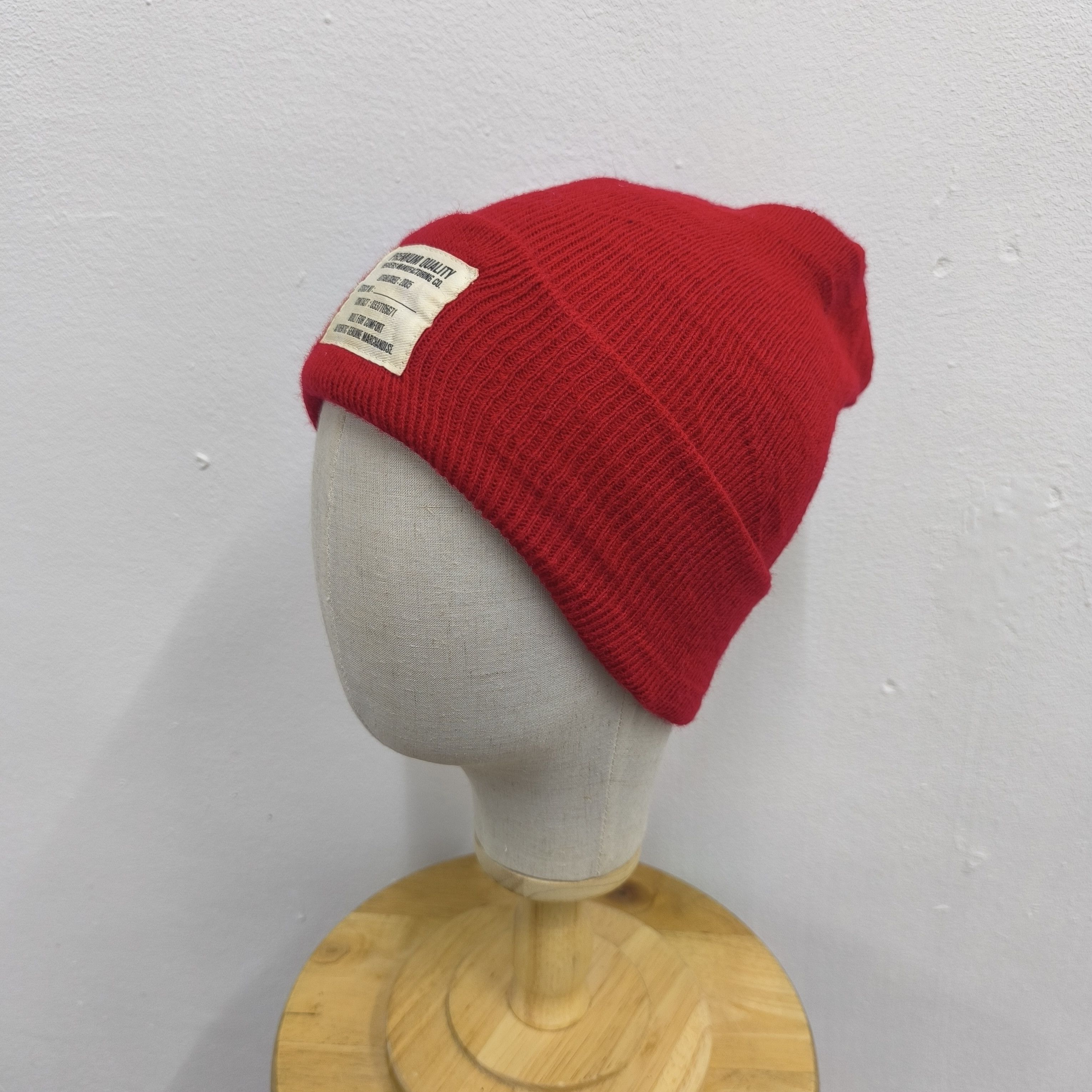 Japanese Brand 🌟Military department patch made in usa beanie hat Size ONE SIZE - 2 Thumbnail