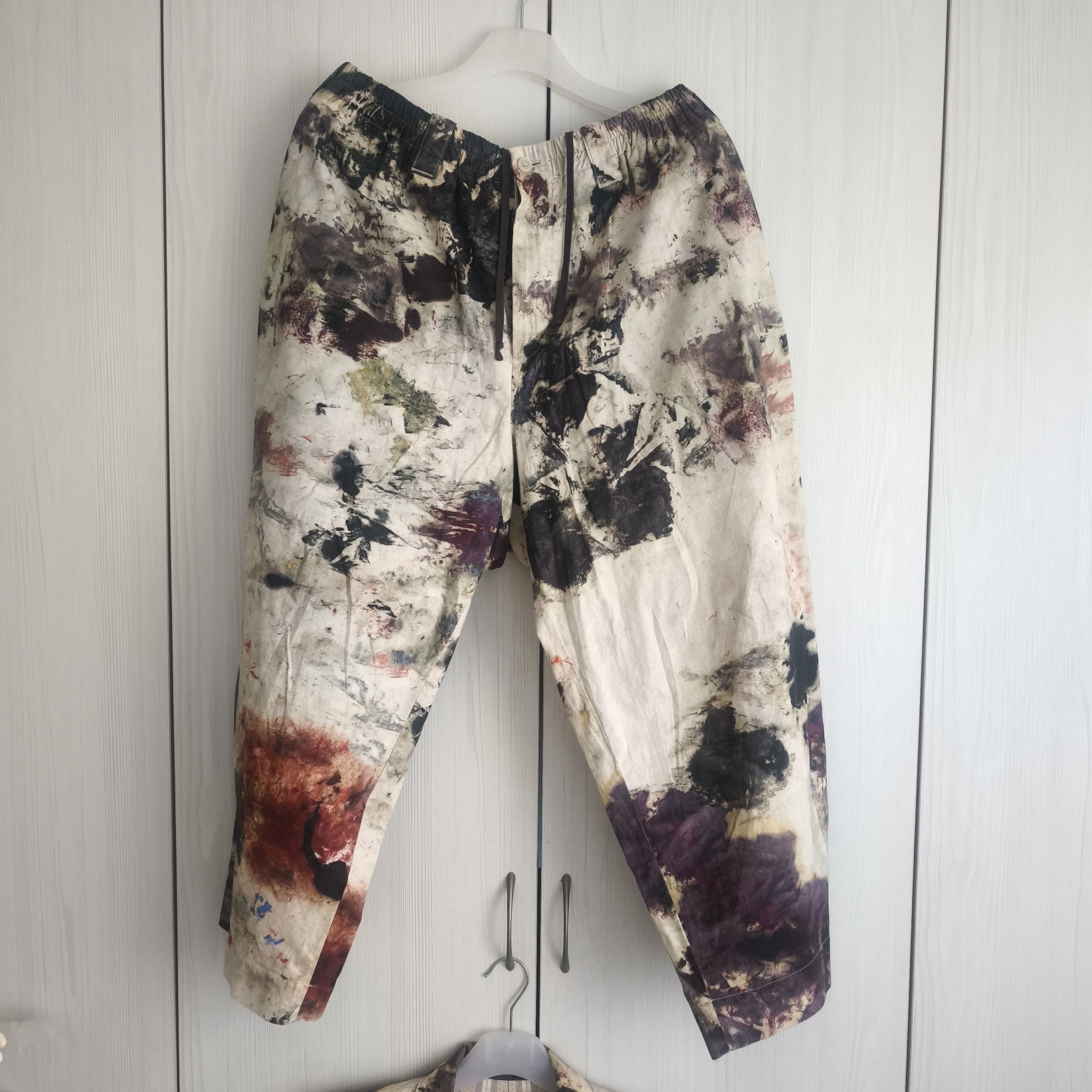 Yohji Yamamoto Yohji Yamamoto SS18 "Colorfully Highlights" Runway Suit Size 44R - 14 Thumbnail