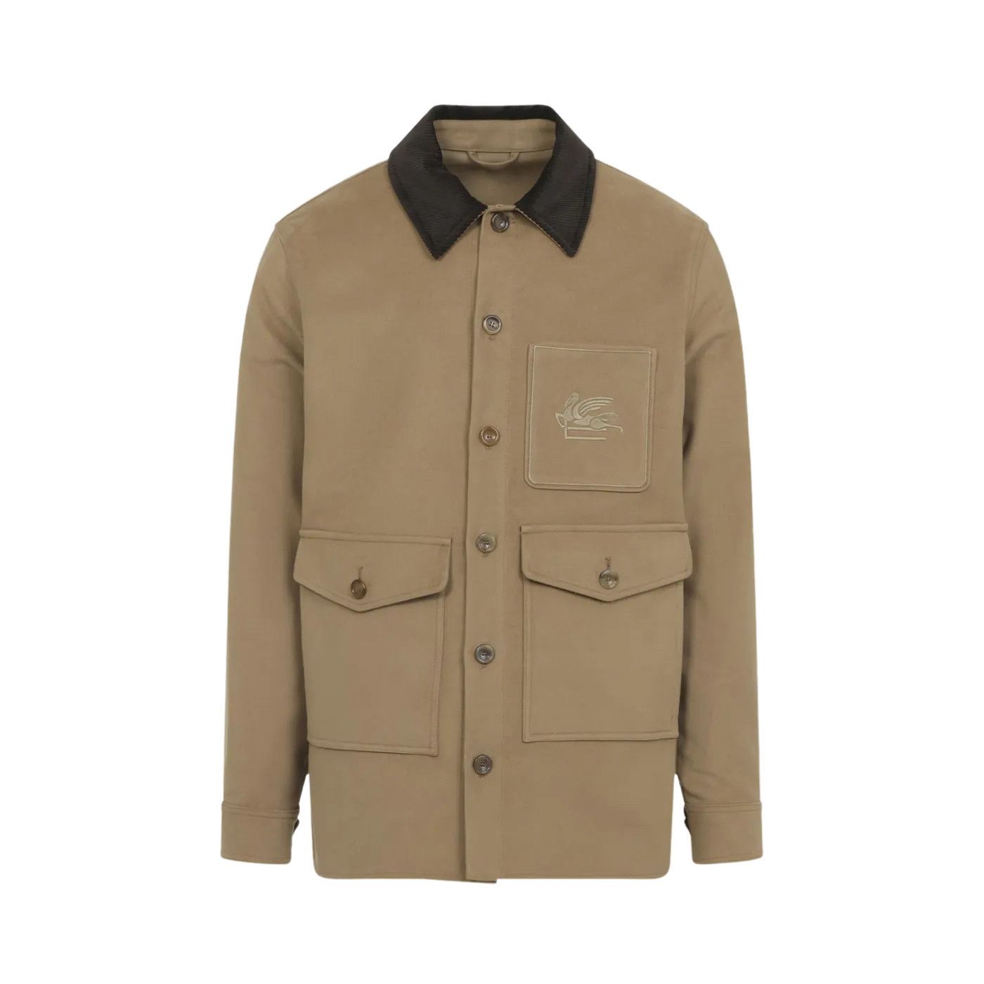 Etro ETRO Beige Cotton Jacket New & Authentic (Men's size:M;) Size US M / EU 48-50 / 2 - 1 Thumbnail