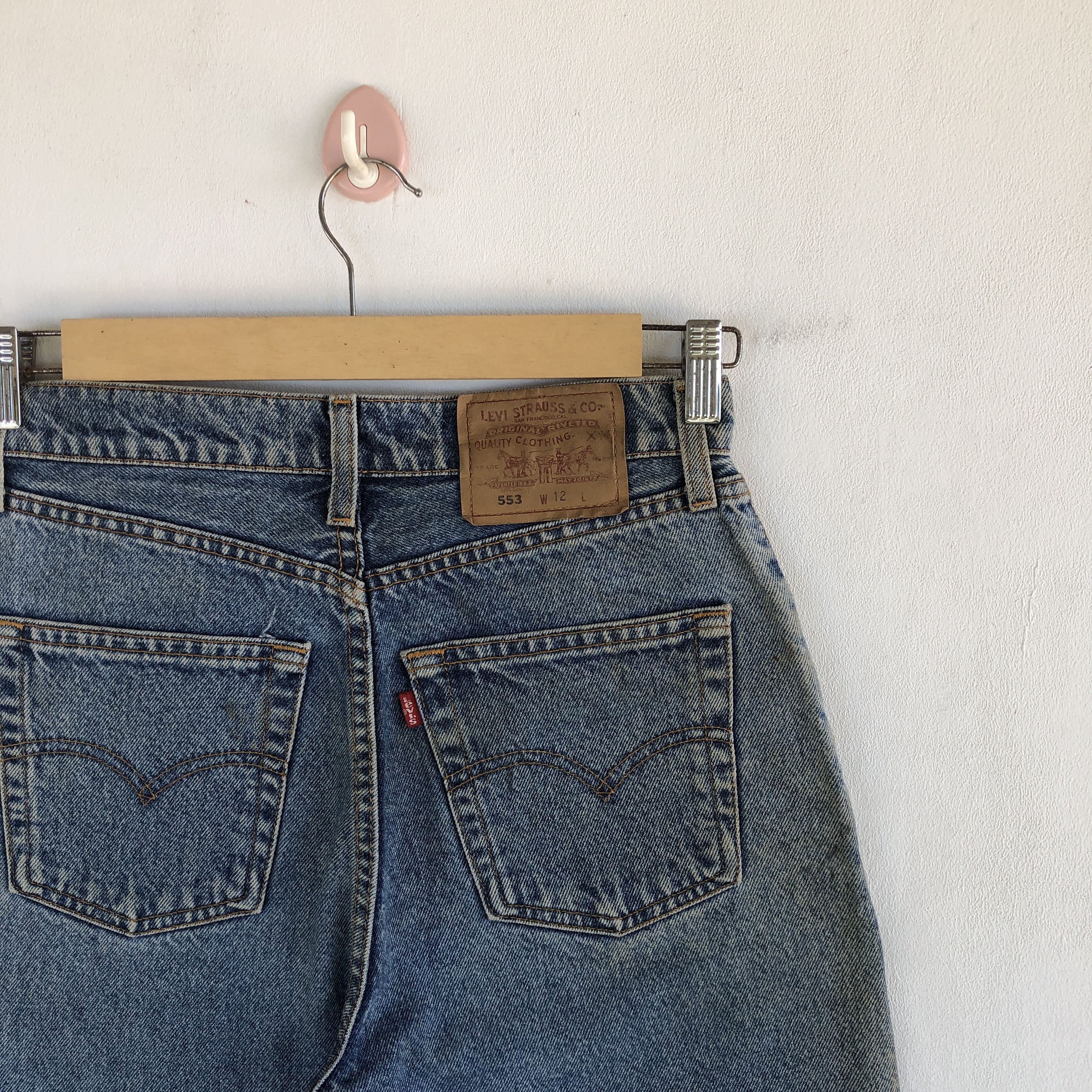 Levi's Vintage Levis Faded Stone Wash Jeans Levi's 553 Denim Pants Size 28" / US 6 / IT 42 - 5 Thumbnail